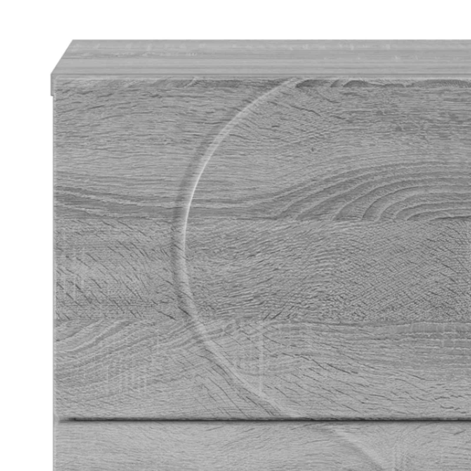 Komoda Pilka Sonoma 33,5 x 34,5 x 75 cm Apdirbta mediena