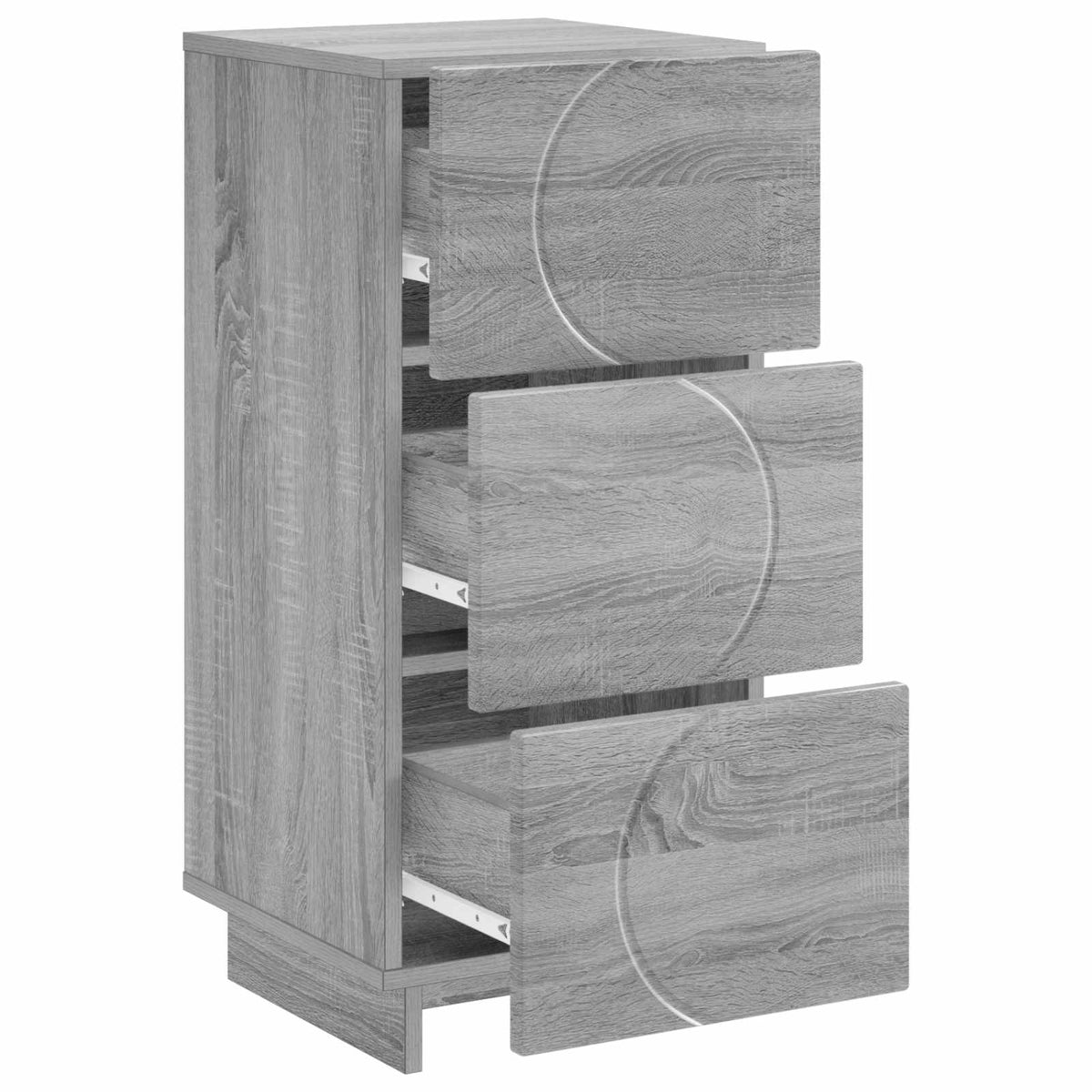 Komoda Pilka Sonoma 33,5 x 34,5 x 75 cm Apdirbta mediena