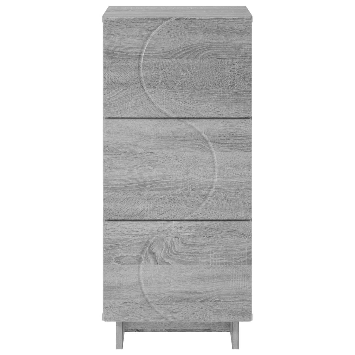 Komoda Pilka Sonoma 33,5 x 34,5 x 75 cm Apdirbta mediena