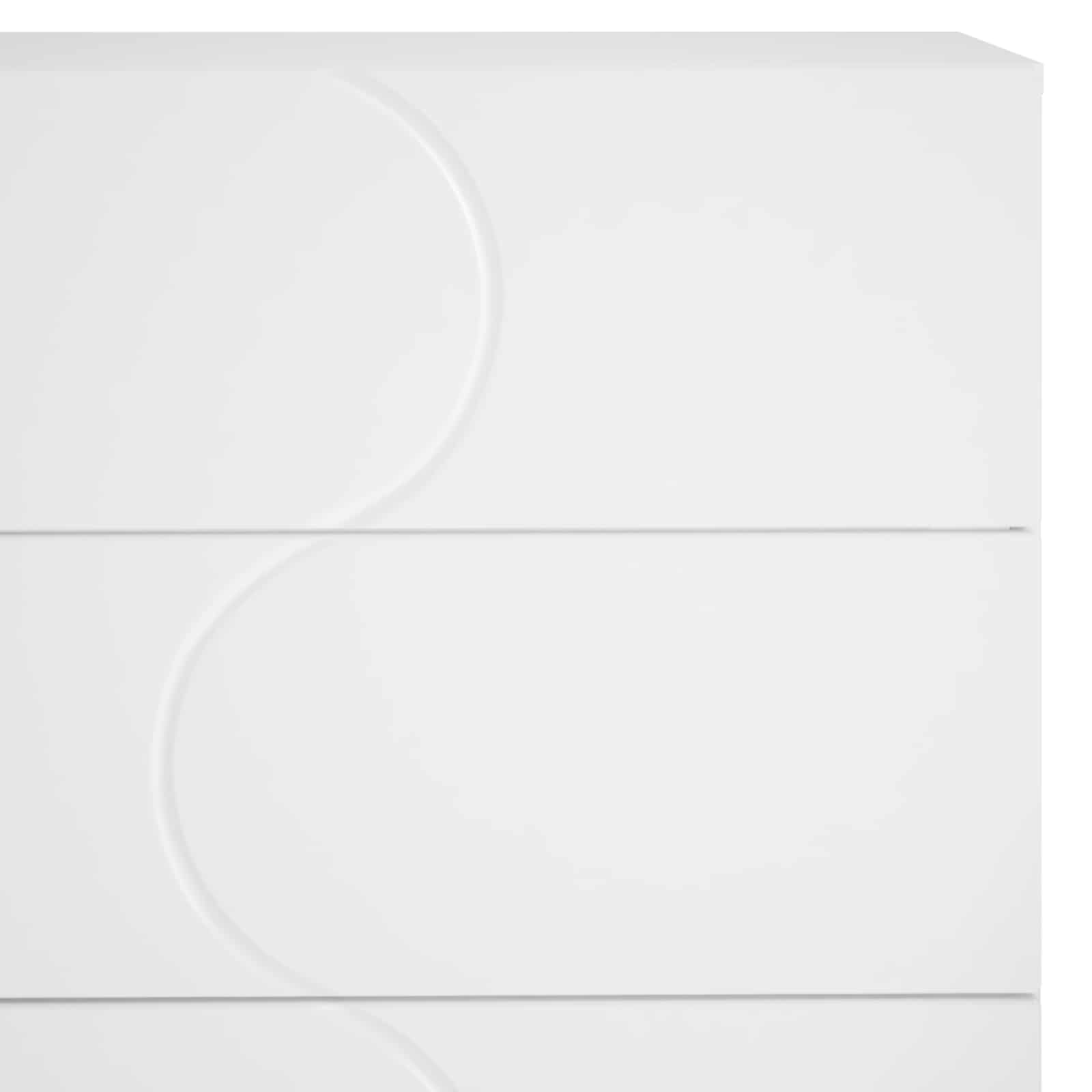 Komoda Balta 70 x 38 x 75 cm Apdirbta mediena