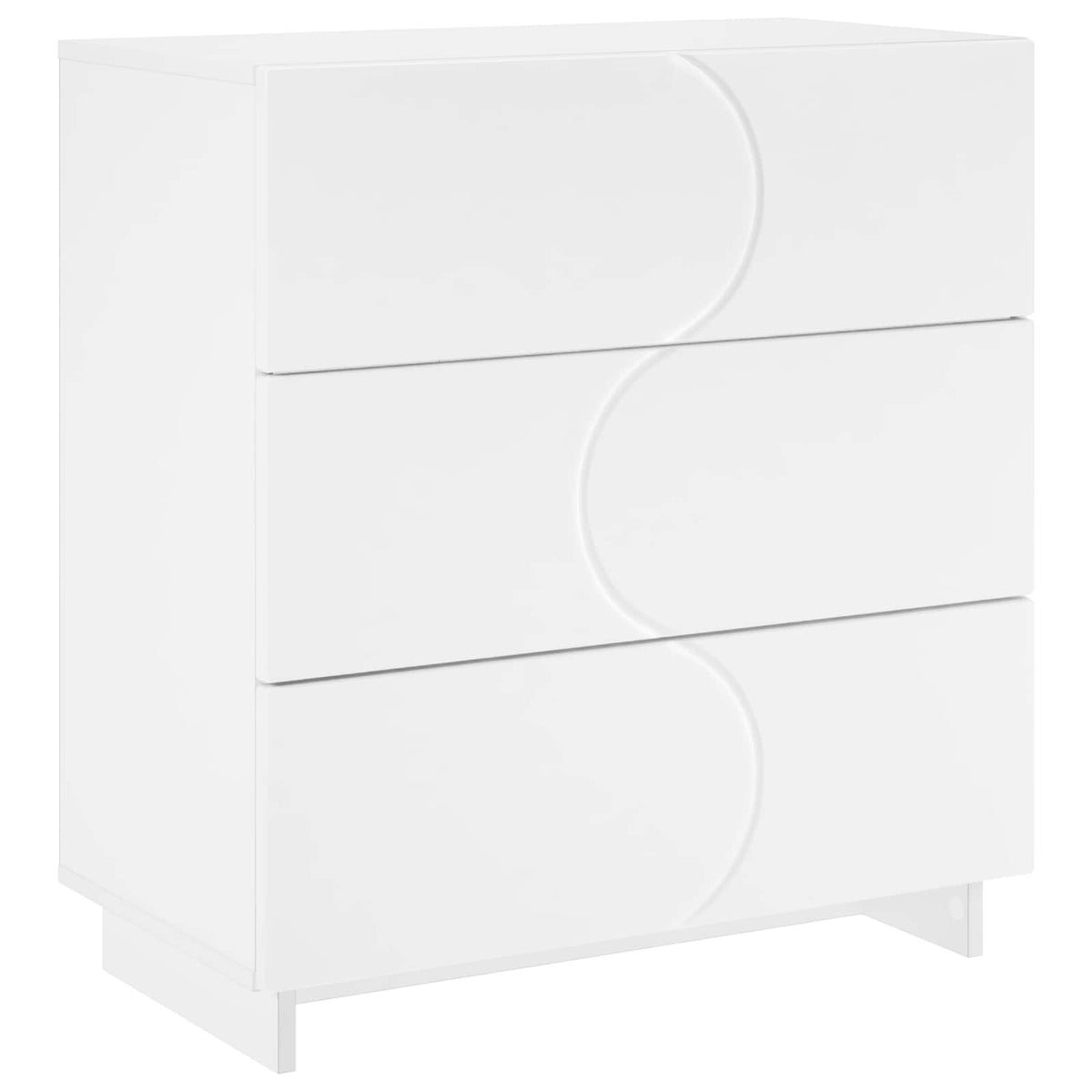 Komoda Balta 70 x 38 x 75 cm Apdirbta mediena