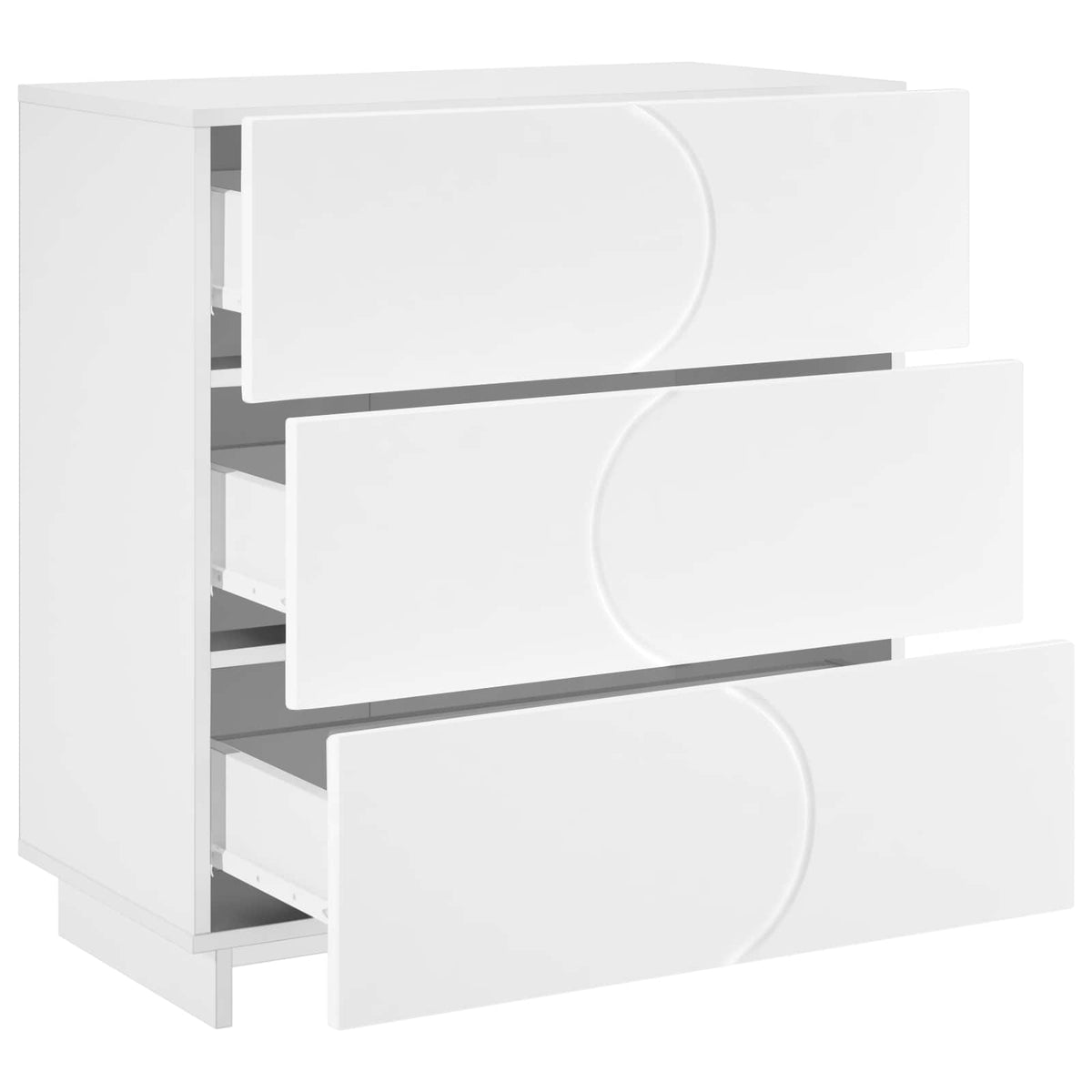 Komoda Balta 70 x 38 x 75 cm Apdirbta mediena