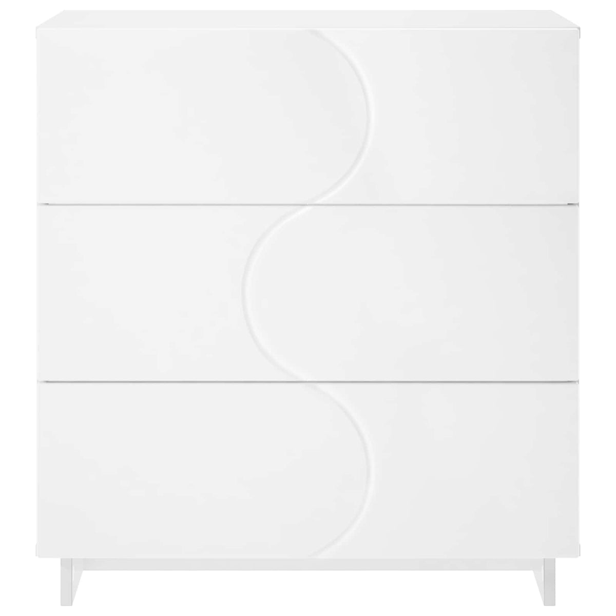 Komoda Balta 70 x 38 x 75 cm Apdirbta mediena