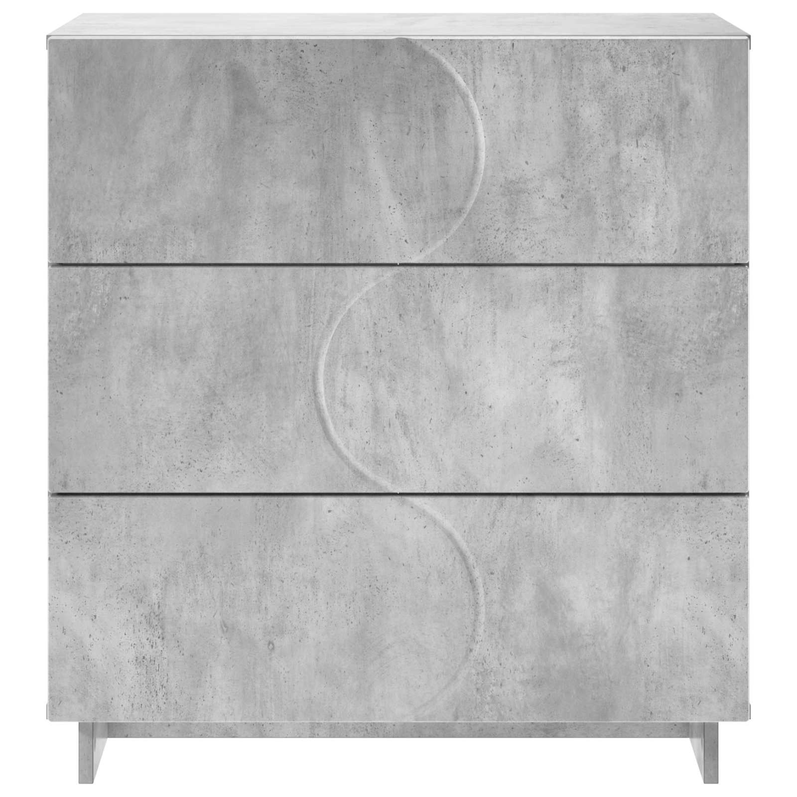 Komoda Betono pilka 70 x 38 x 75 cm Apdirbta mediena