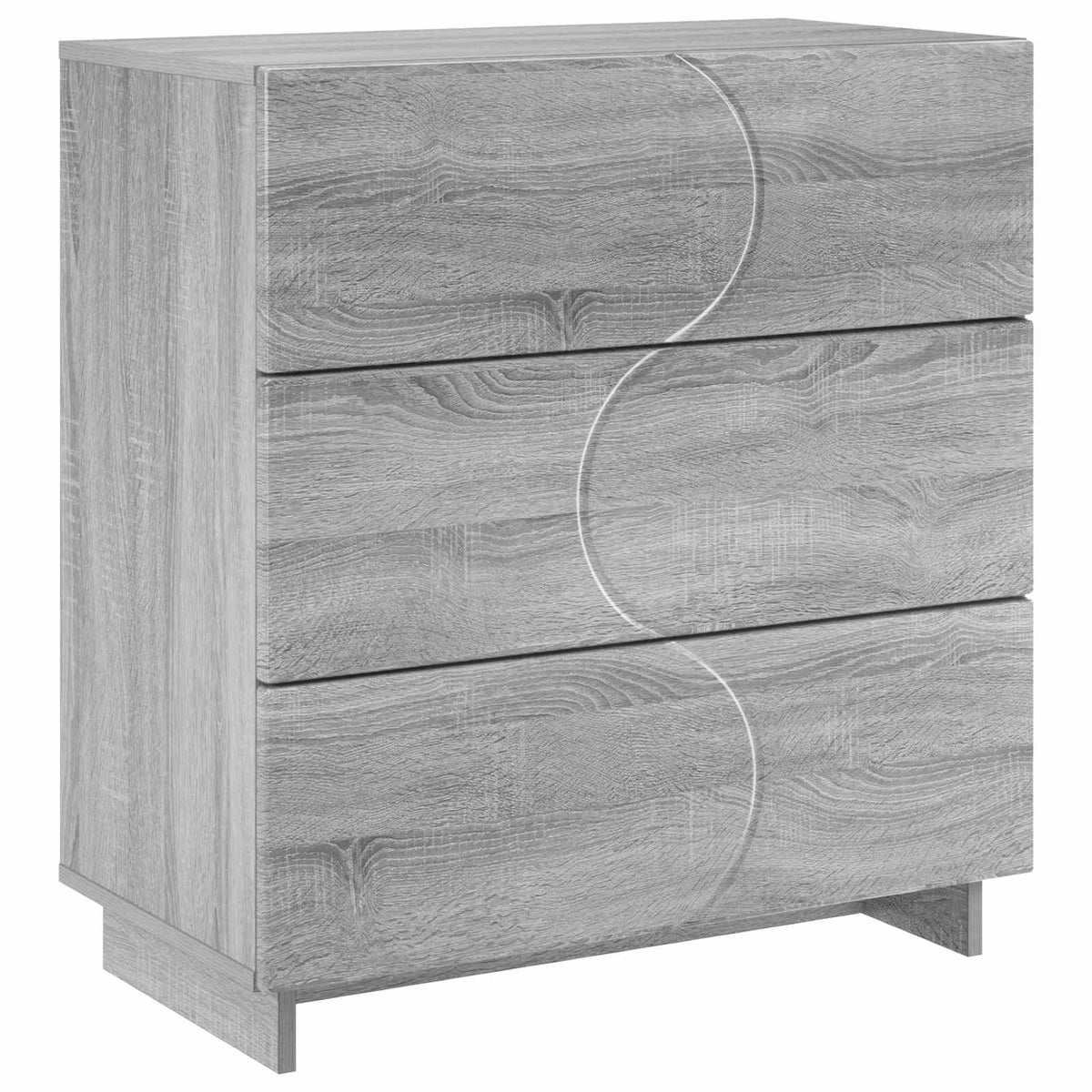 Komoda Pilka Sonoma 70 x 38 x 75 cm Apdirbta mediena