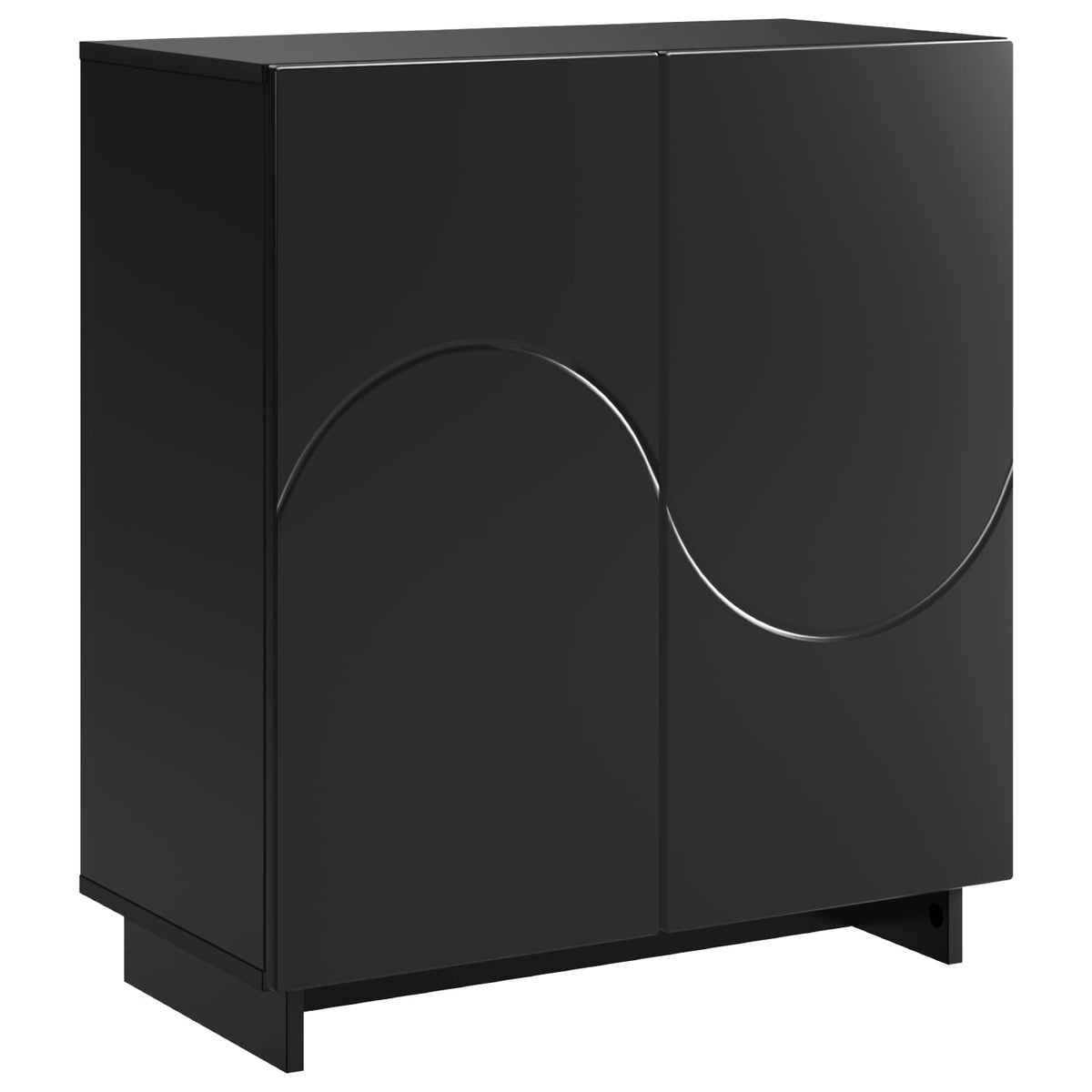 Komoda Juoda 67 x 34.5 x 75 cm Apdorota mediena
