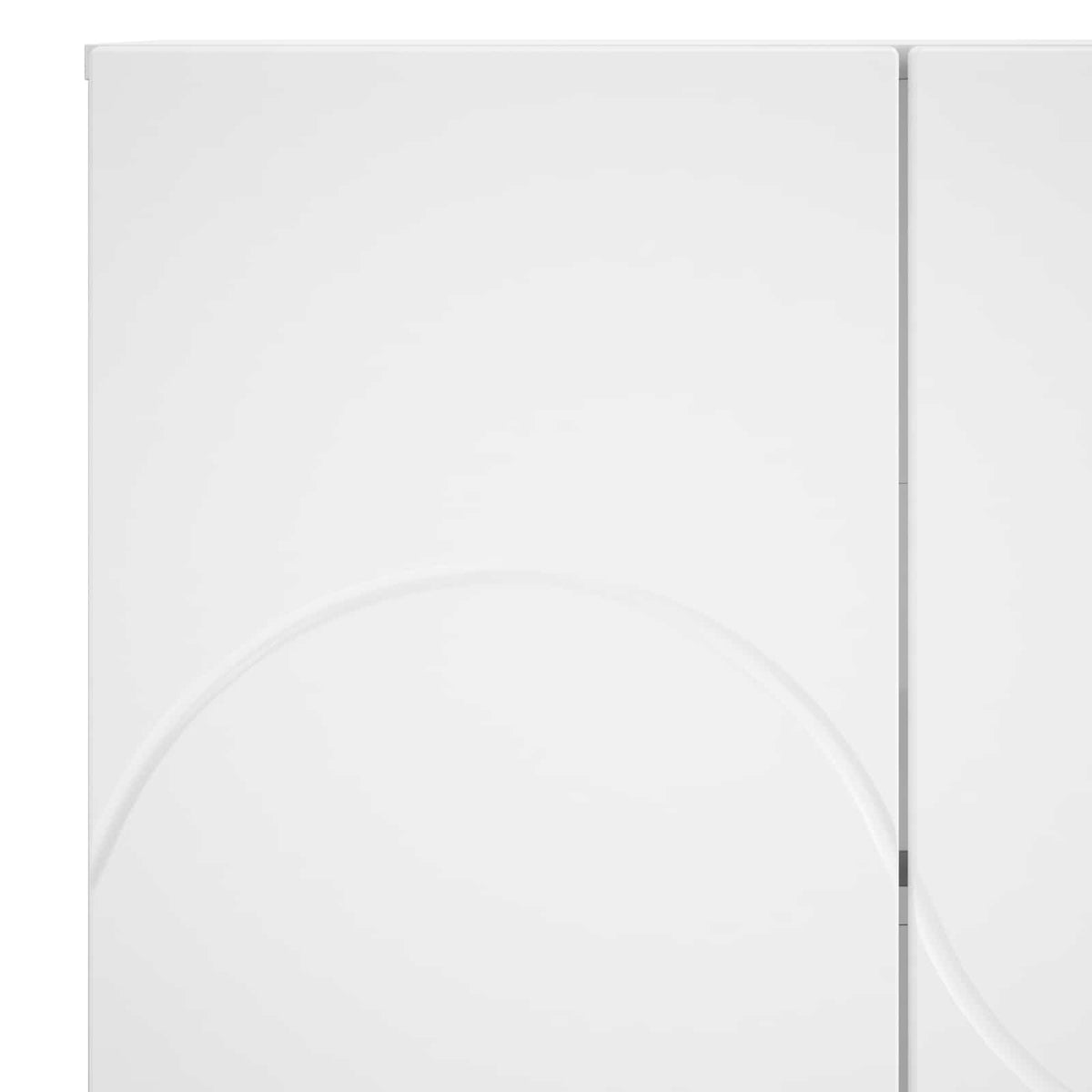 Komoda Itin blizgi balta 67 x 34.5 x 75 cm Apdorota mediena