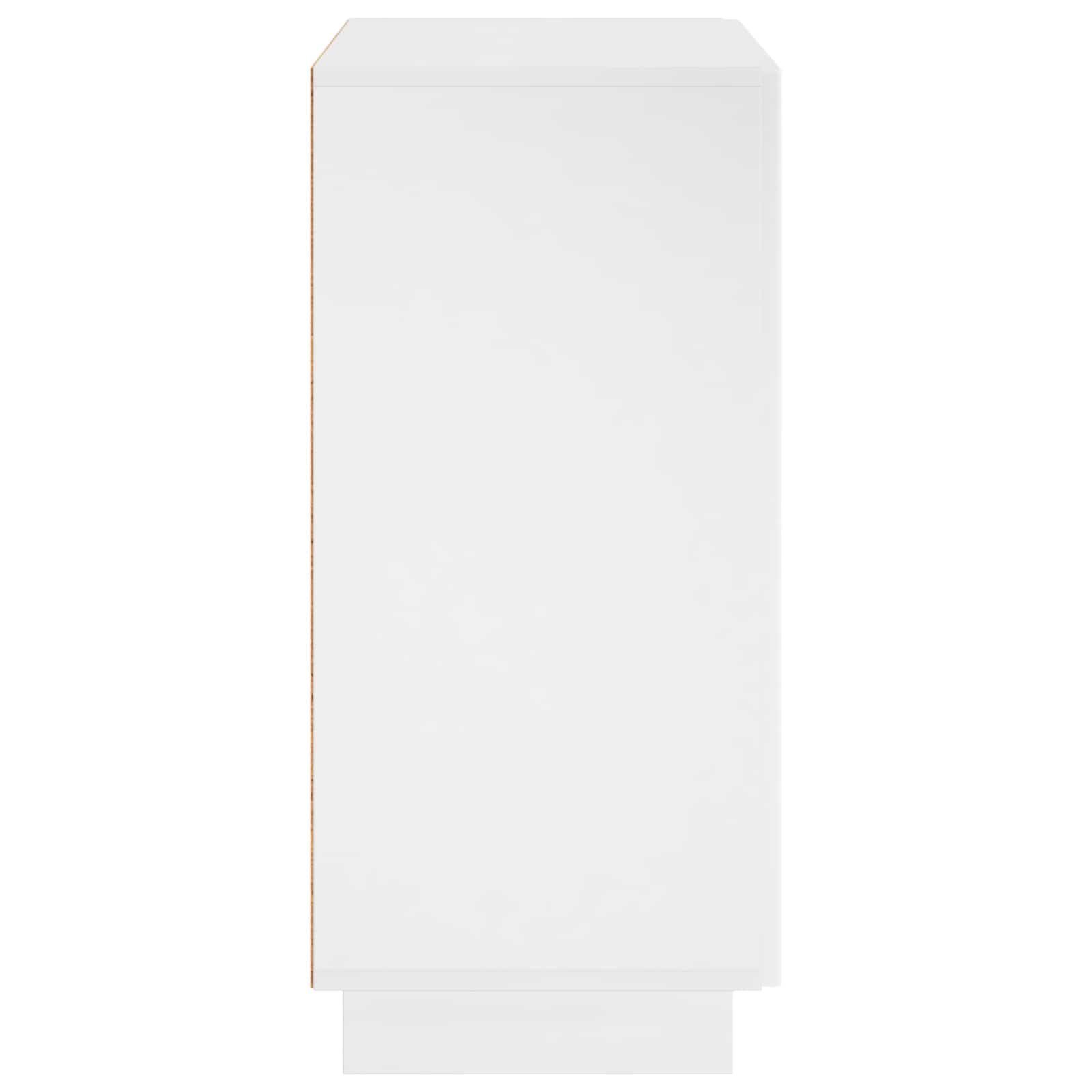 Komoda Itin blizgi balta 67 x 34.5 x 75 cm Apdorota mediena