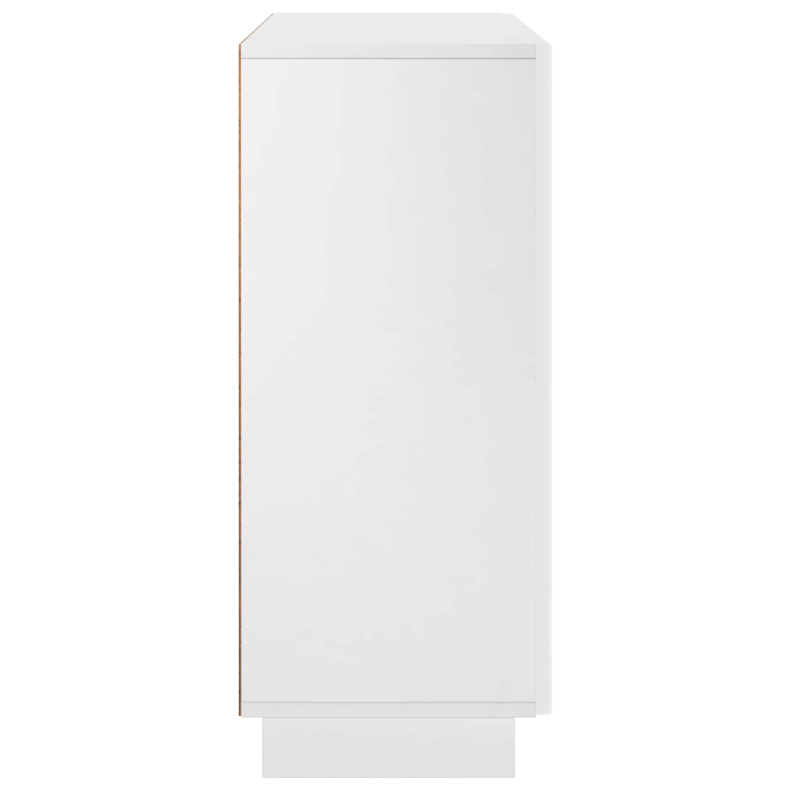 Komoda Balta 85,5 x 31 x 75 cm Apdirbta mediena