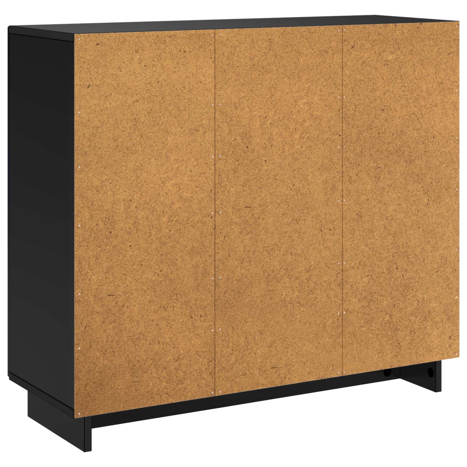 Komoda Juoda 85,5 x 31 x 75 cm Apdirbta mediena