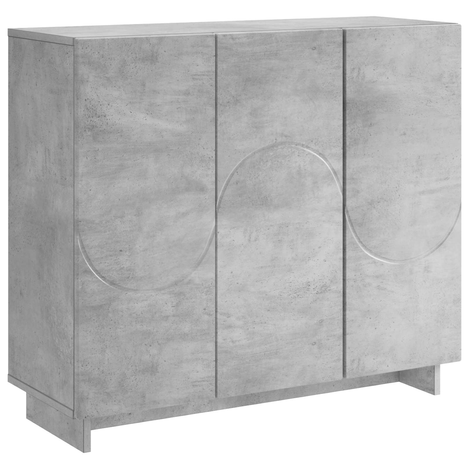 Komoda Betono pilka 85,5 x 31 x 75 cm Apdirbta mediena