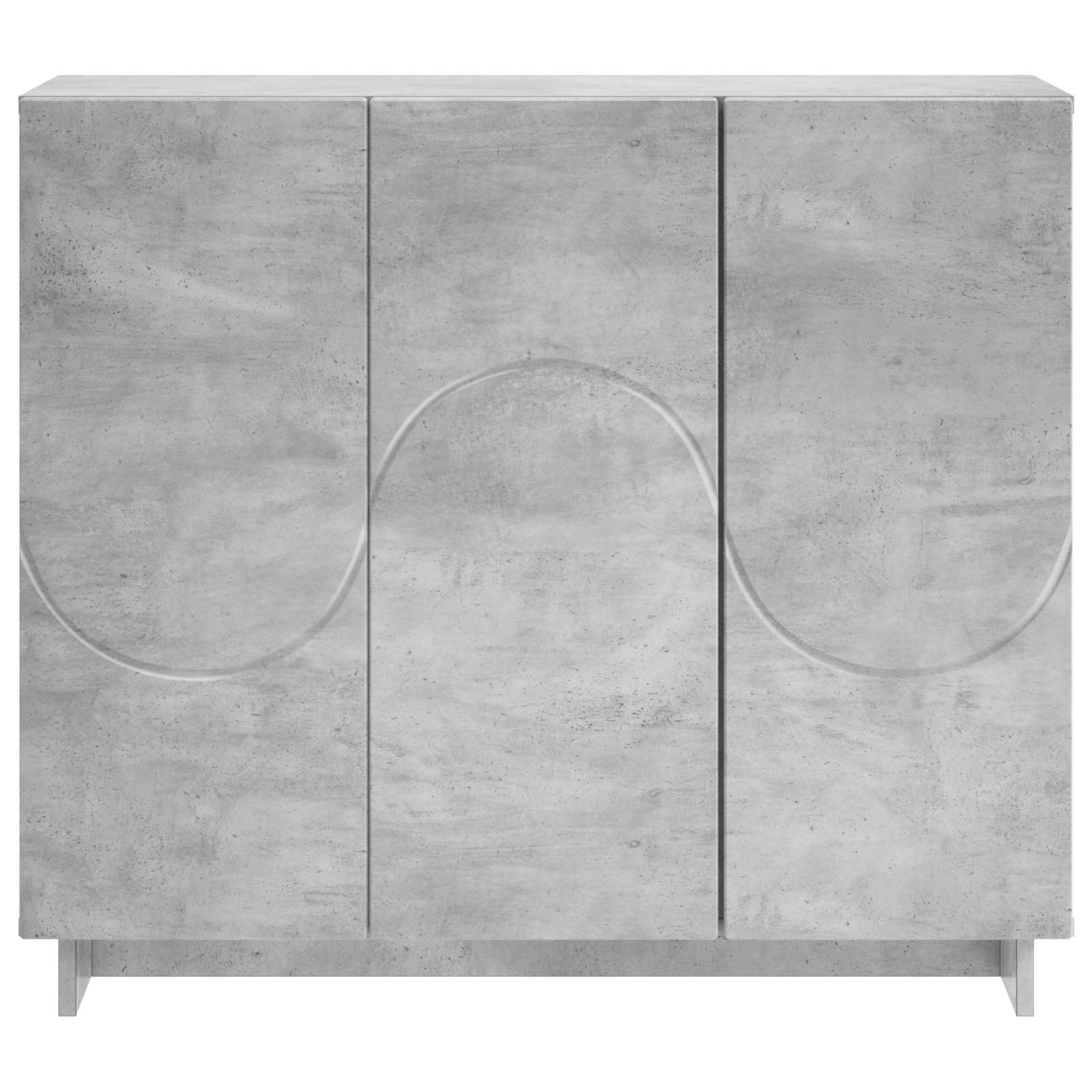 Komoda Betono pilka 85,5 x 31 x 75 cm Apdirbta mediena