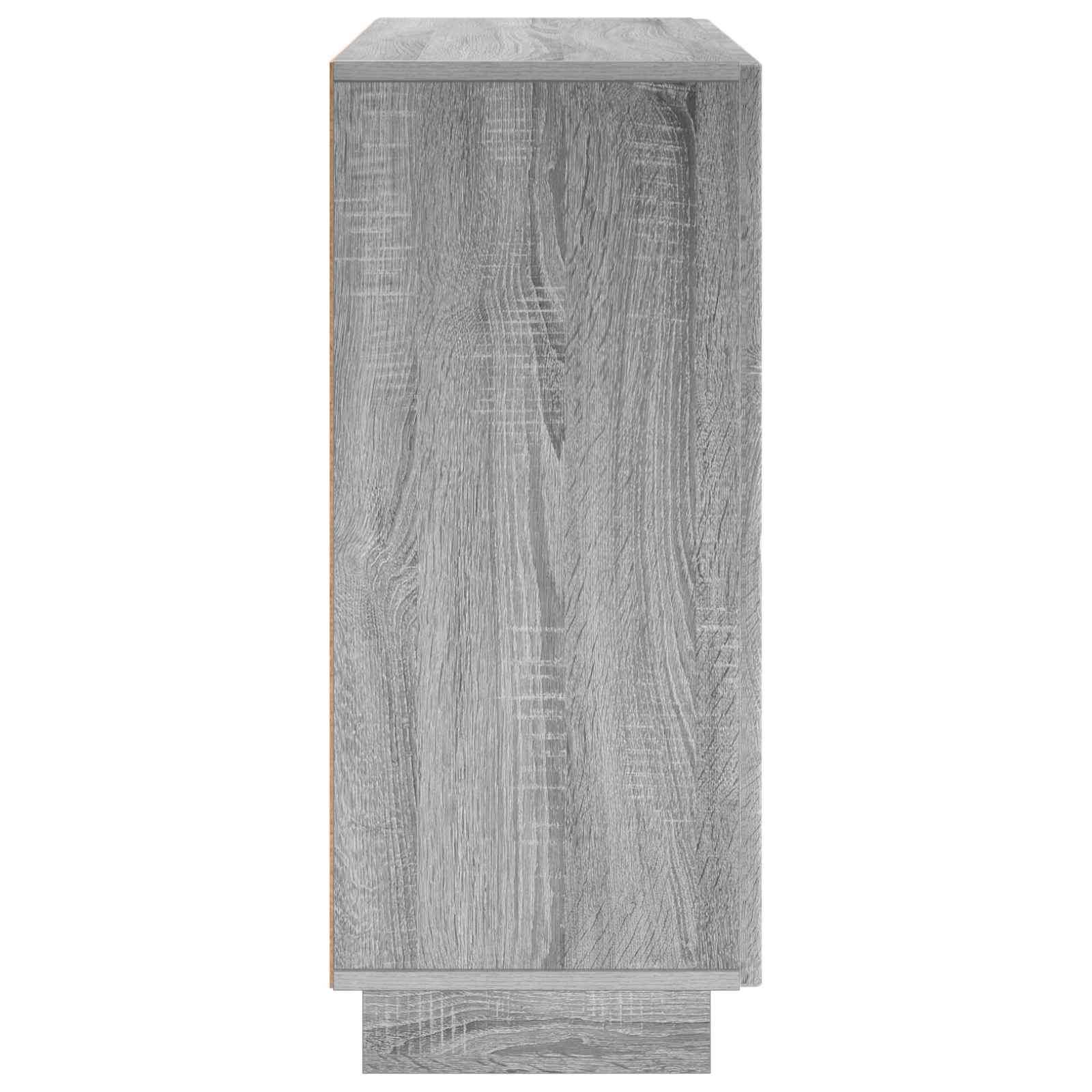 Komoda Pilka Sonoma 85,5 x 31 x 75 cm Apdirbta mediena