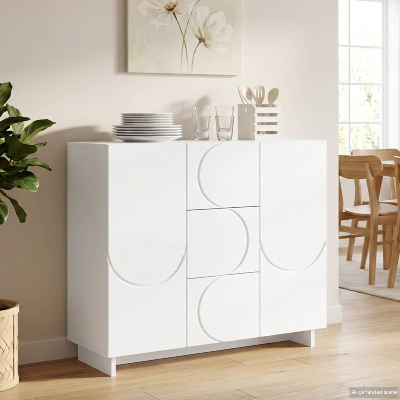 Kabalas Balta 85,5 x 31 x 75 cm Apdirbta mediena