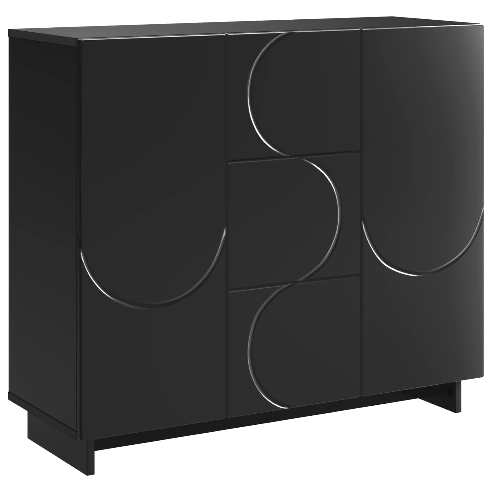 Kabalas Juoda 85,5 x 31 x 75 cm Apdirbta mediena