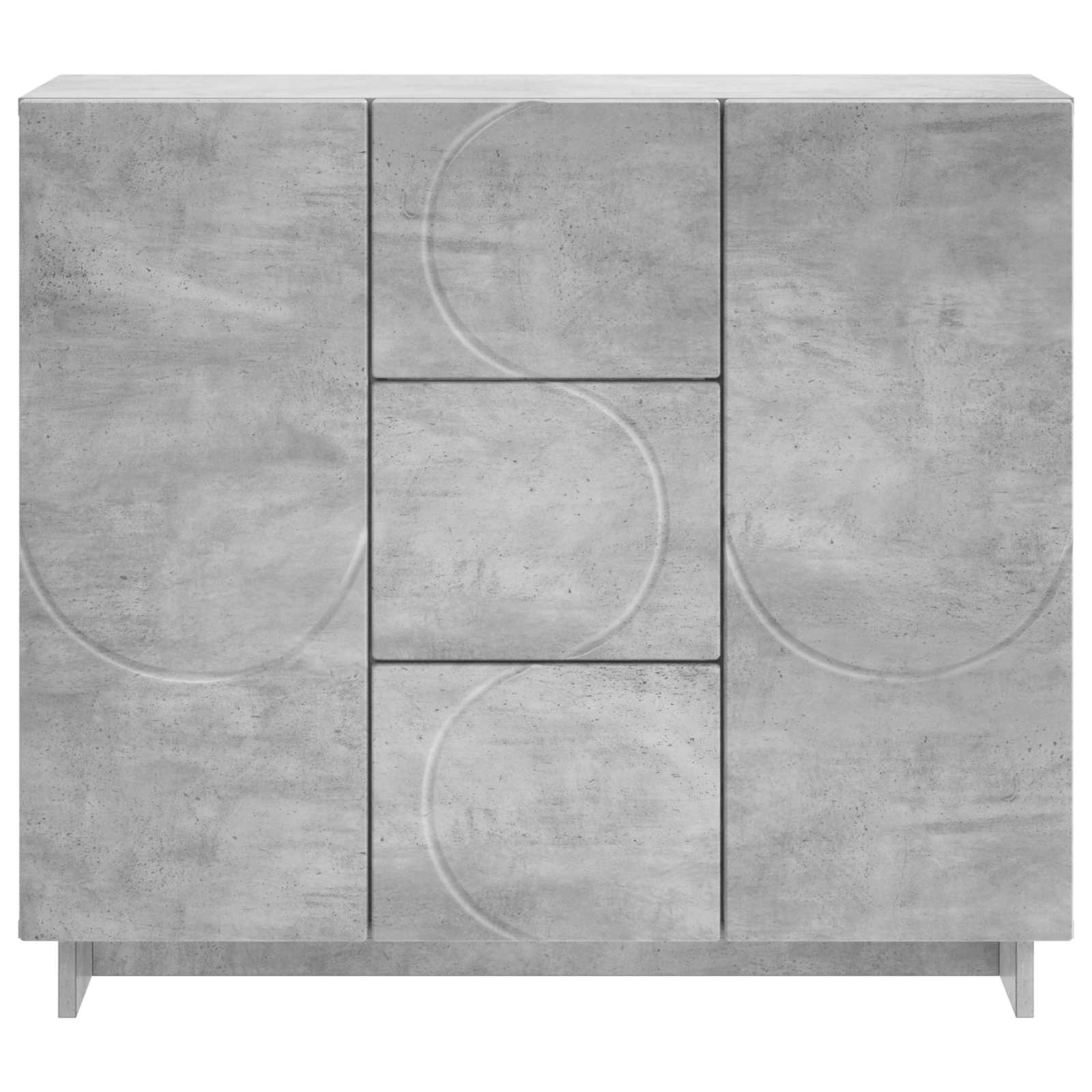 Kabalas Betono pilka 85,5 x 31 x 75 cm Apdirbta mediena