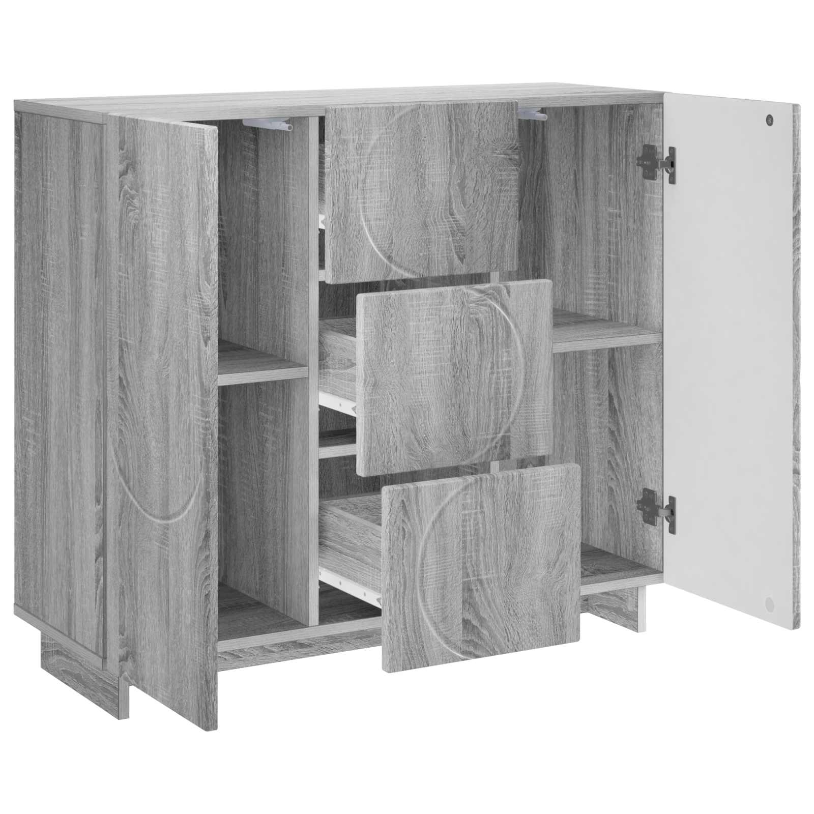 Kabalas Pilka Sonoma 85,5 x 31 x 75 cm Apdirbta mediena