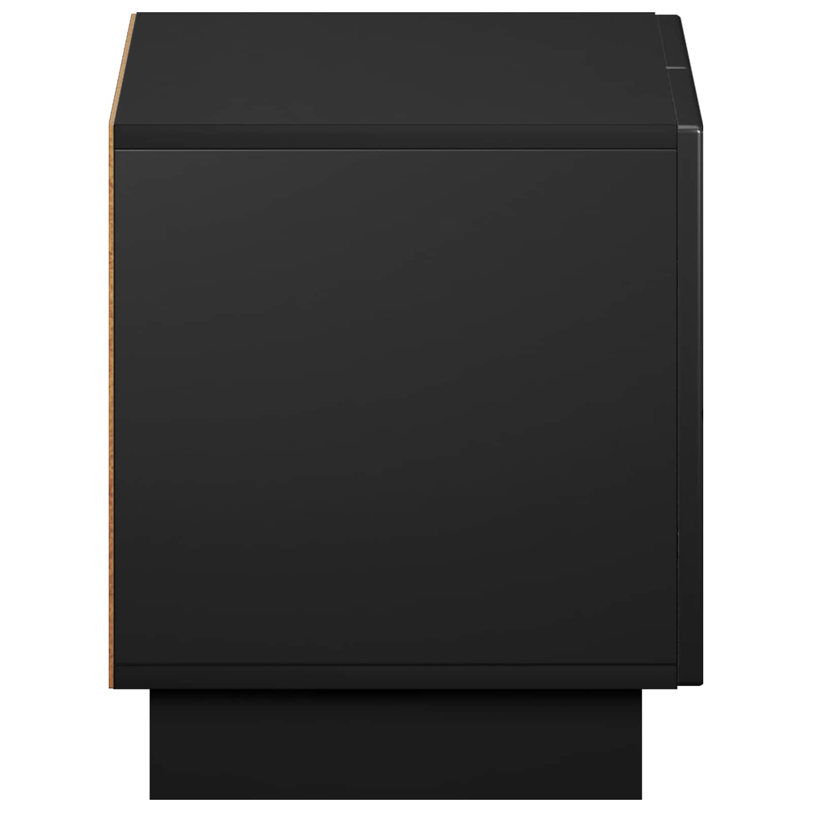 Televizoriaus stovas 60 x 34,5 x 40 cm Juoda Apdirbta mediena