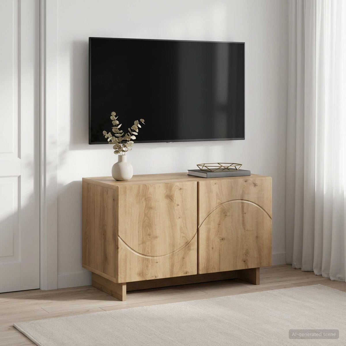 Televizoriaus stovas 60 x 34,5 x 40 cm Artisano ąžuolo