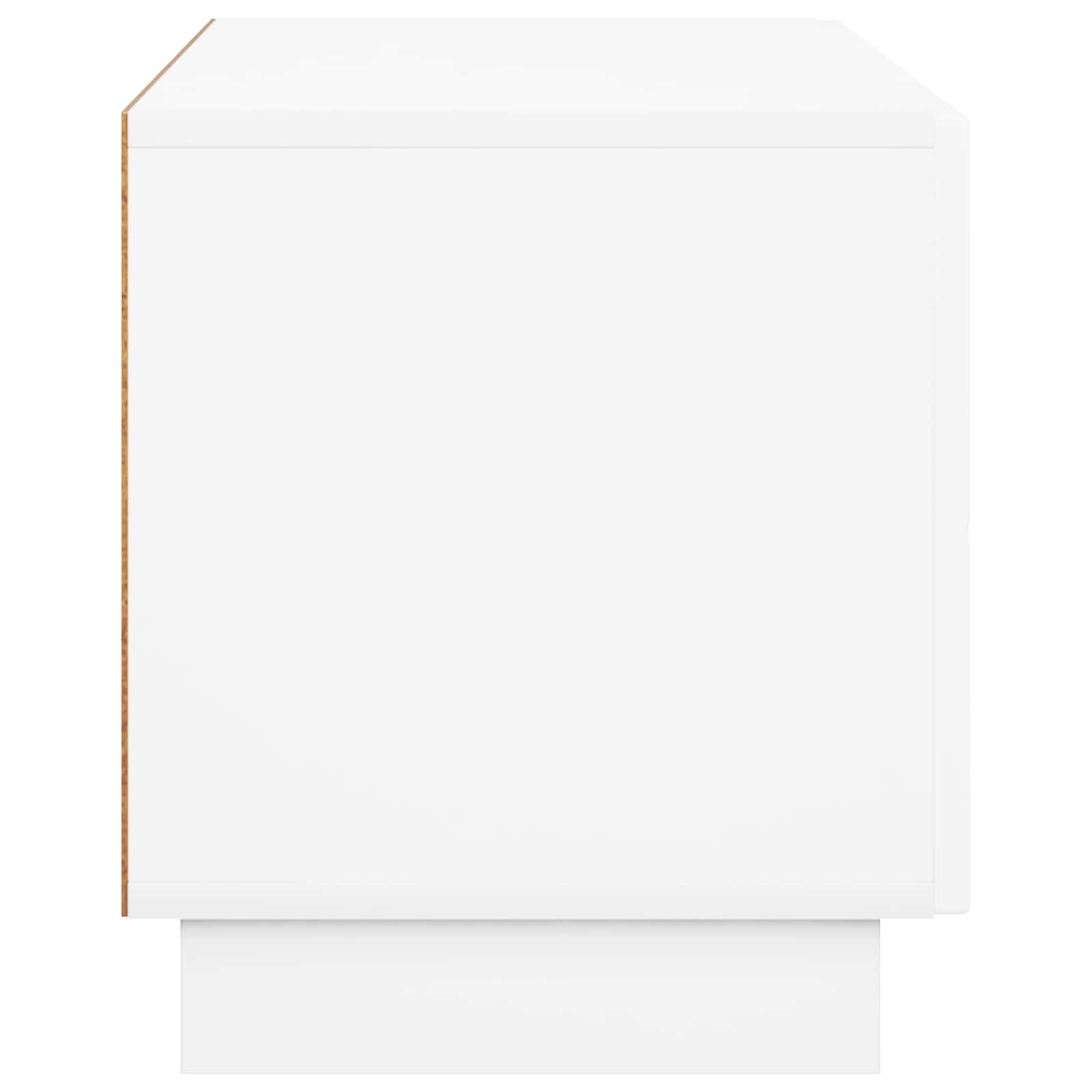 Televizoriaus stovas 90 x 34.5 x 40 cm Balta Apdirbta mediena