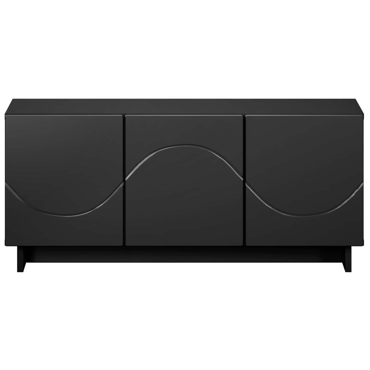 Televizoriaus stovas 90 x 34.5 x 40 cm Juoda Apdirbta mediena