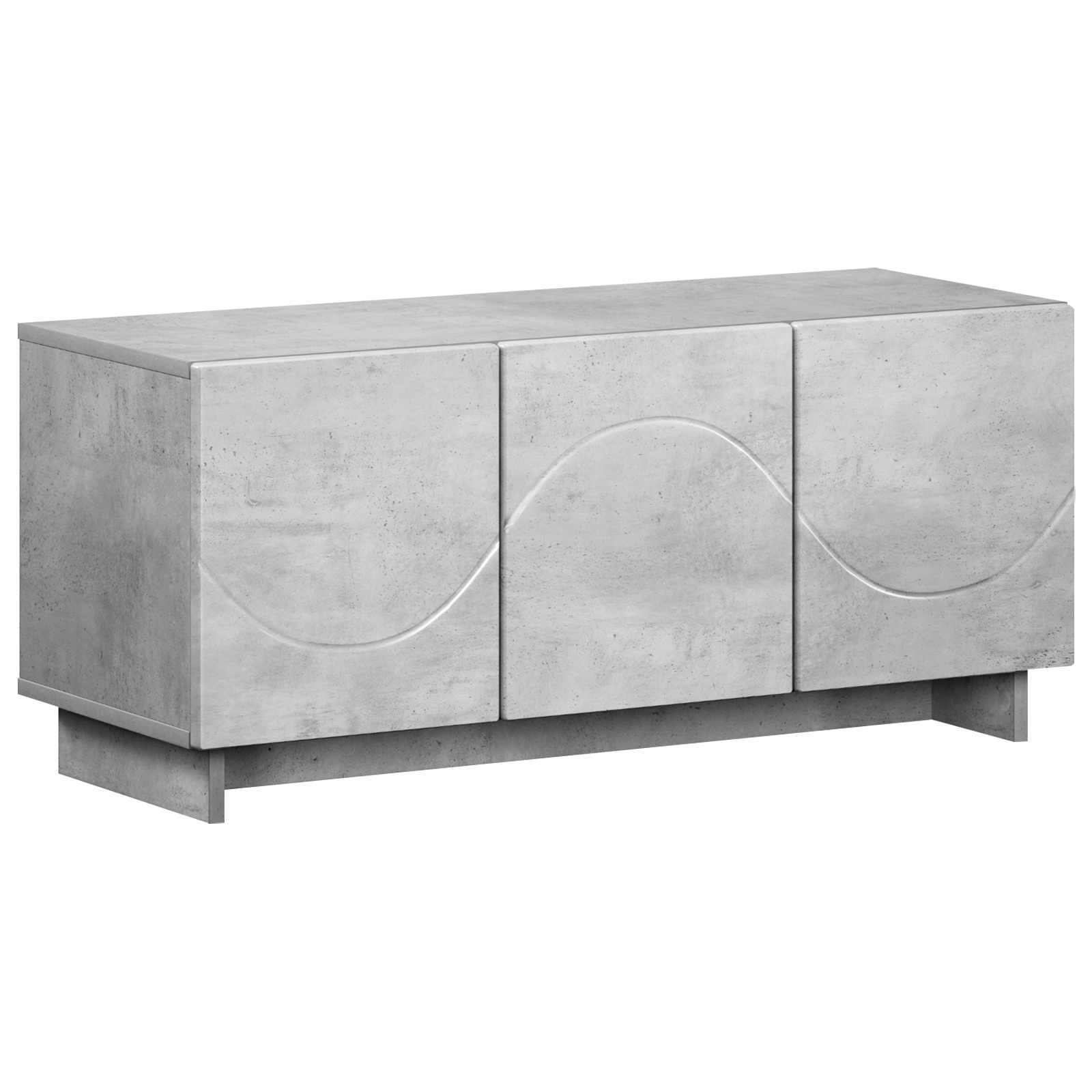 Televizoriaus stovas 90 x 34.5 x 40 cm Betono pilka