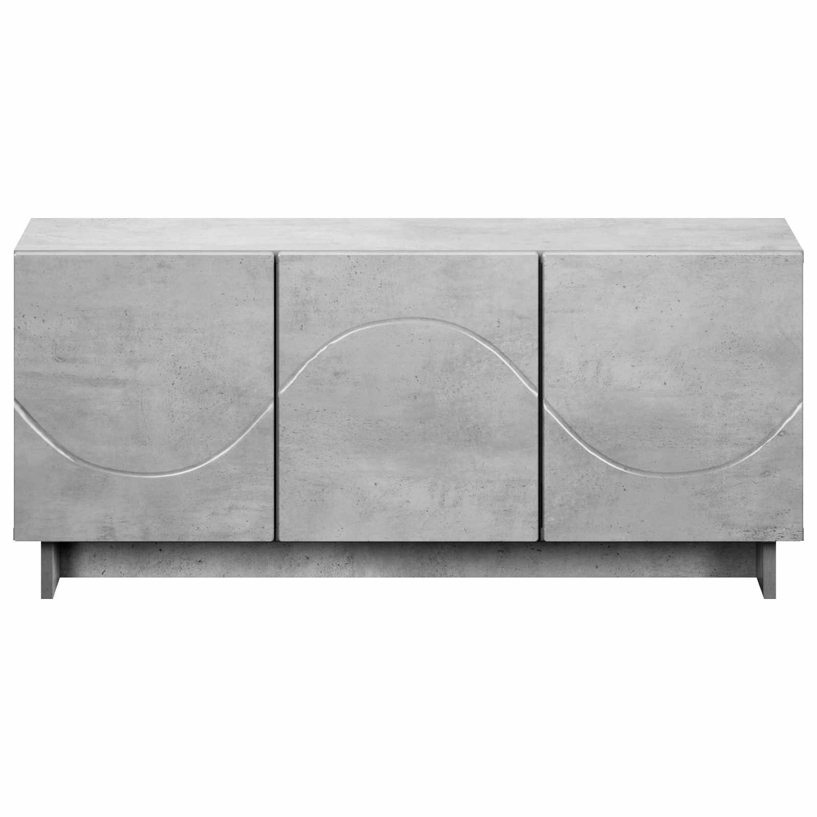 Televizoriaus stovas 90 x 34.5 x 40 cm Betono pilka