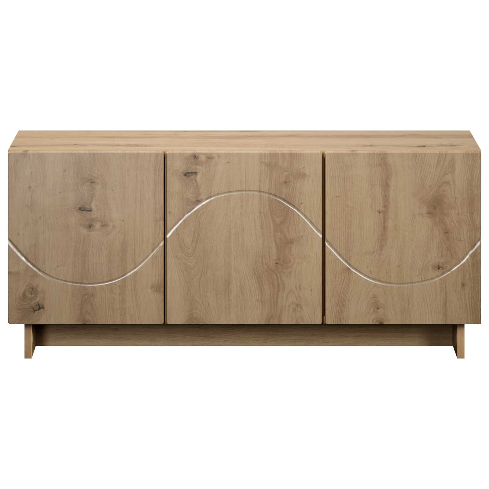 Televizoriaus stovas 90 x 34.5 x 40 cm Artisano ąžuolo
