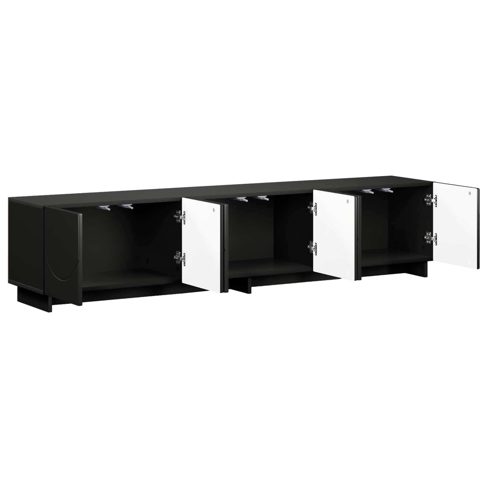 Televizoriaus stovas 179.5 x 34.5 x 40 cm Juoda