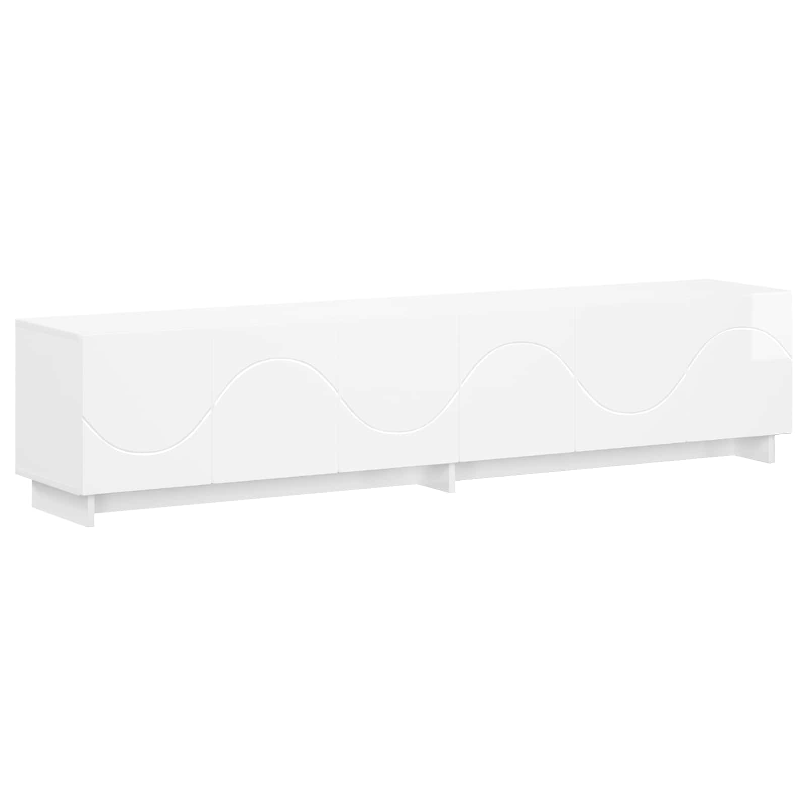 Televizoriaus stovas 179.5 x 34.5 x 40 cm Itin blizgi balta