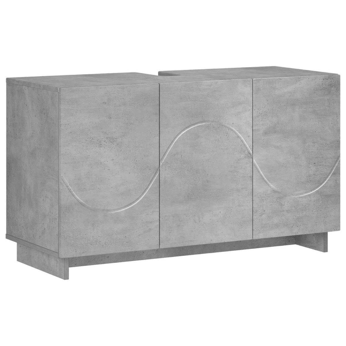 Vonios kambario spintelė Betono pilka 101 x 41 x 58 cm