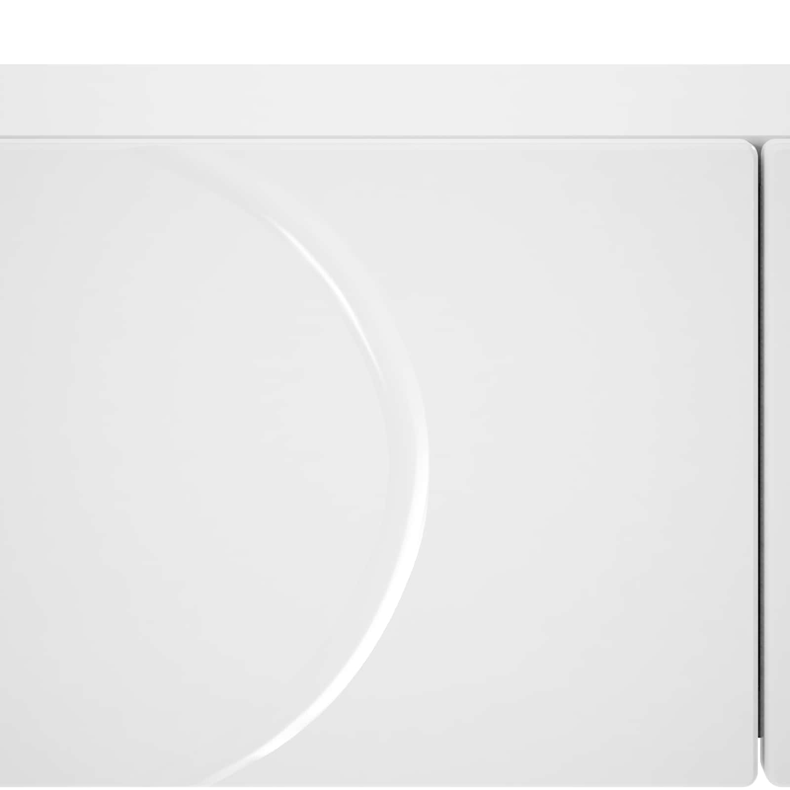 Konsolinis stalas Itin blizgi balta 96,5 x 38 x 75 cm