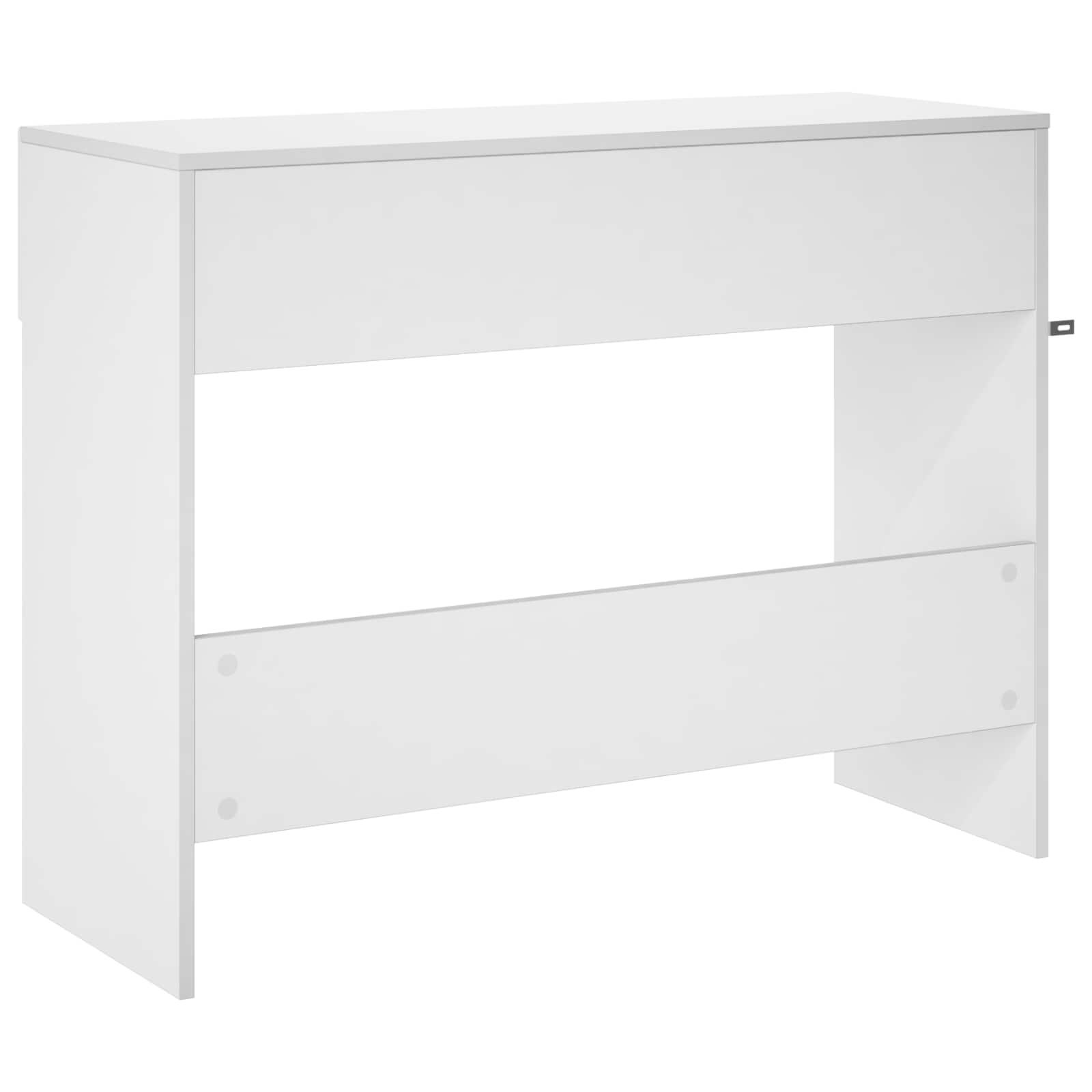 Konsolinis stalas Itin blizgi balta 96,5 x 38 x 75 cm