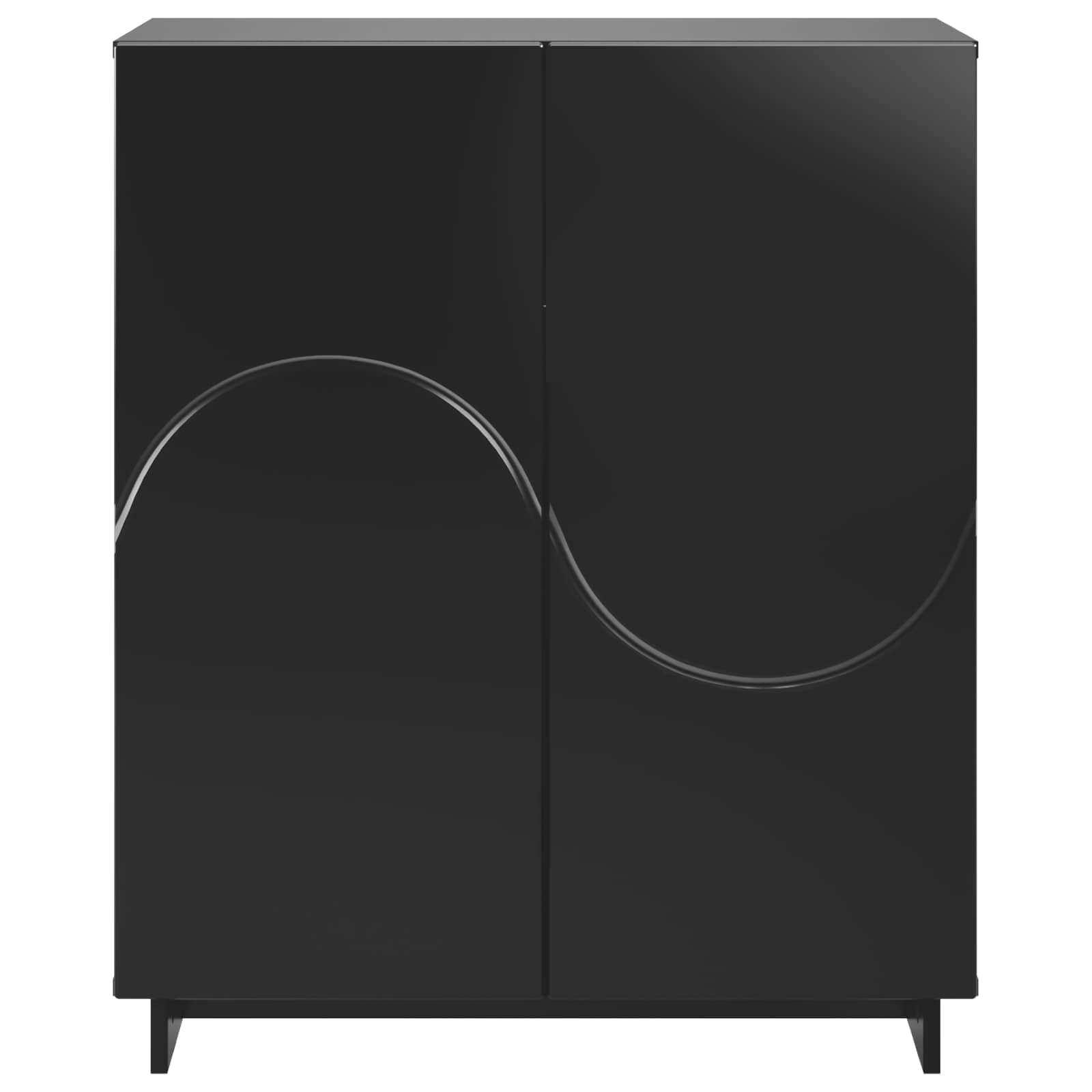 Batu skrynia 73 x 38 x 87,5 cm Apdirbta mediena Juoda