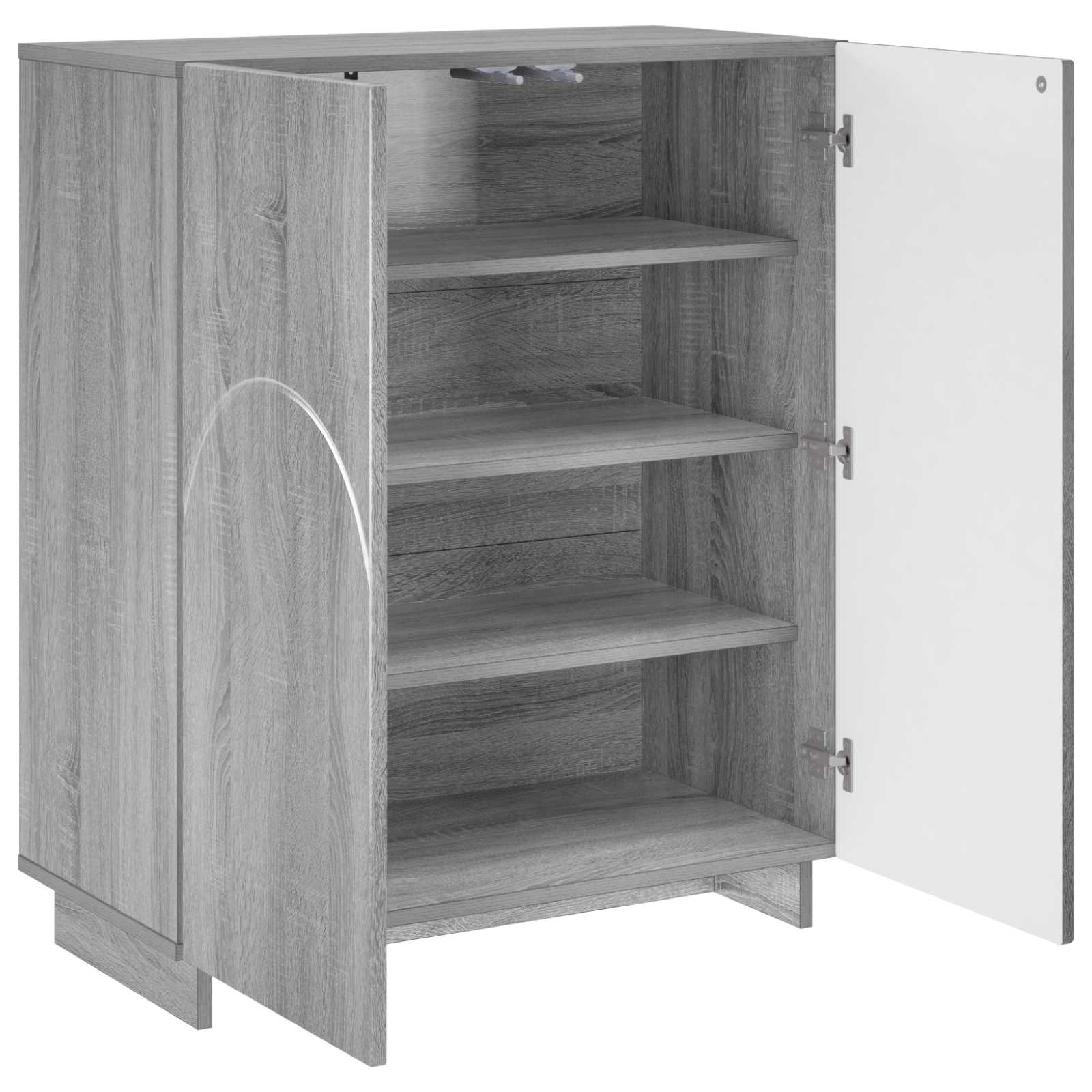 Batu skrynia 73 x 38 x 87,5 cm Apdirbta mediena Pilka Sonoma