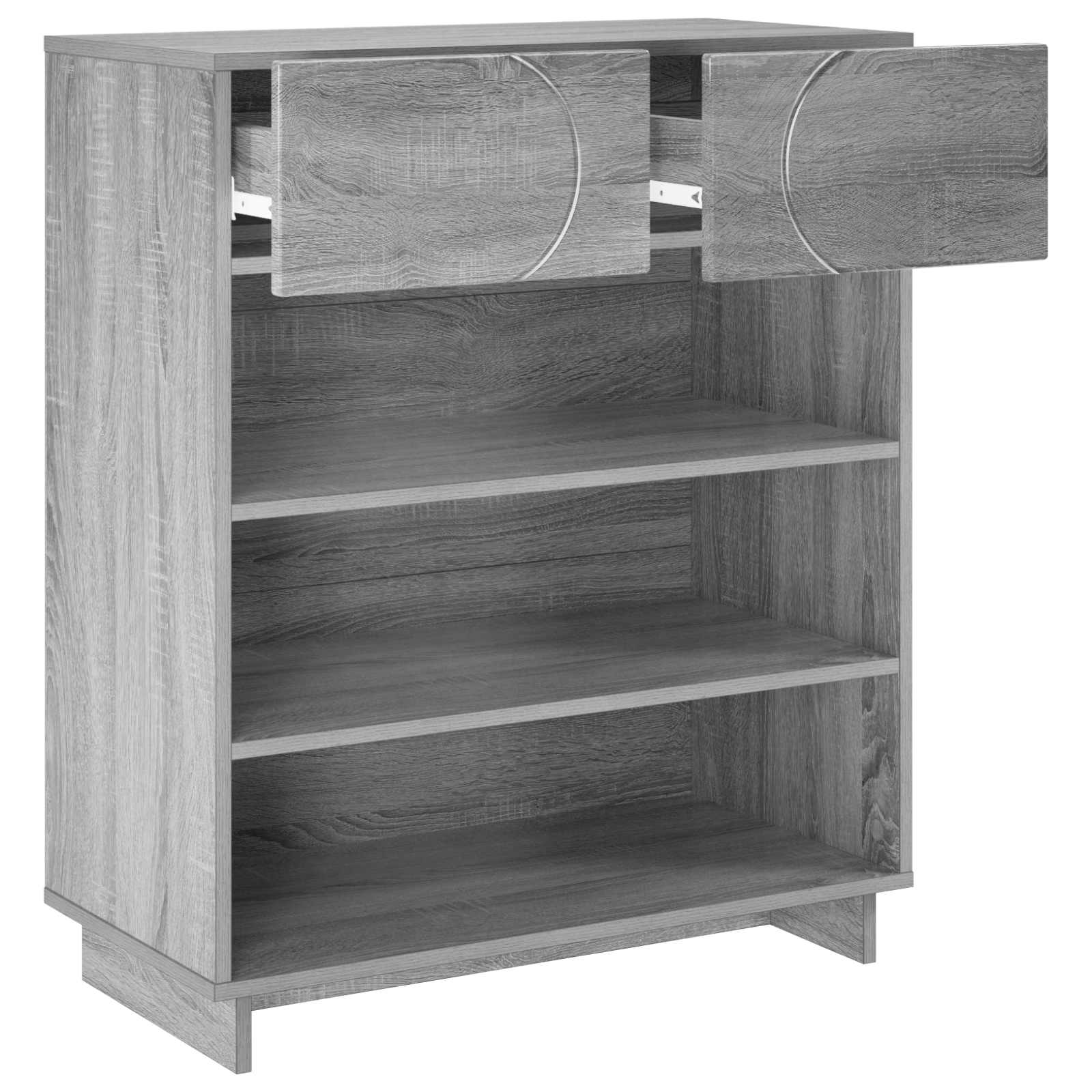 Batu skrynia 73 x 38 x 87,5 cm Apdirbta mediena Pilka Sonoma