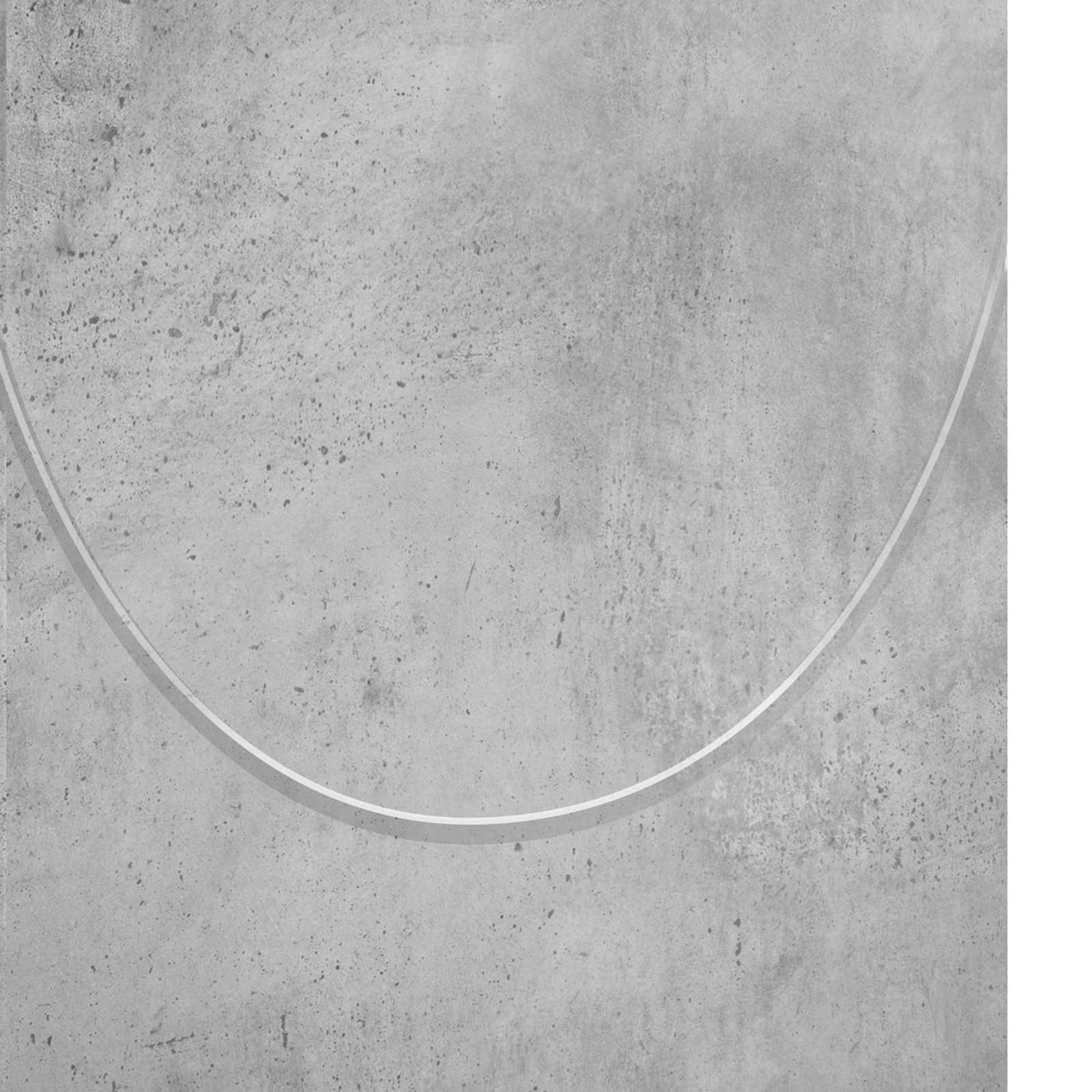 Batu skrynia 48 x 38 x 87,5 cm Apdirbta mediena Betono pilka