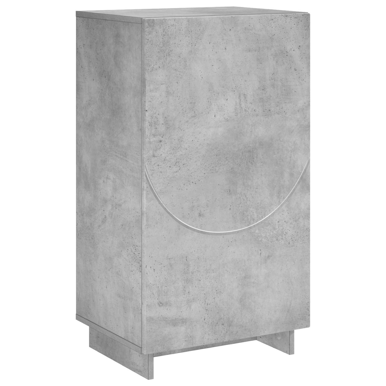 Batu skrynia 48 x 38 x 87,5 cm Apdirbta mediena Betono pilka