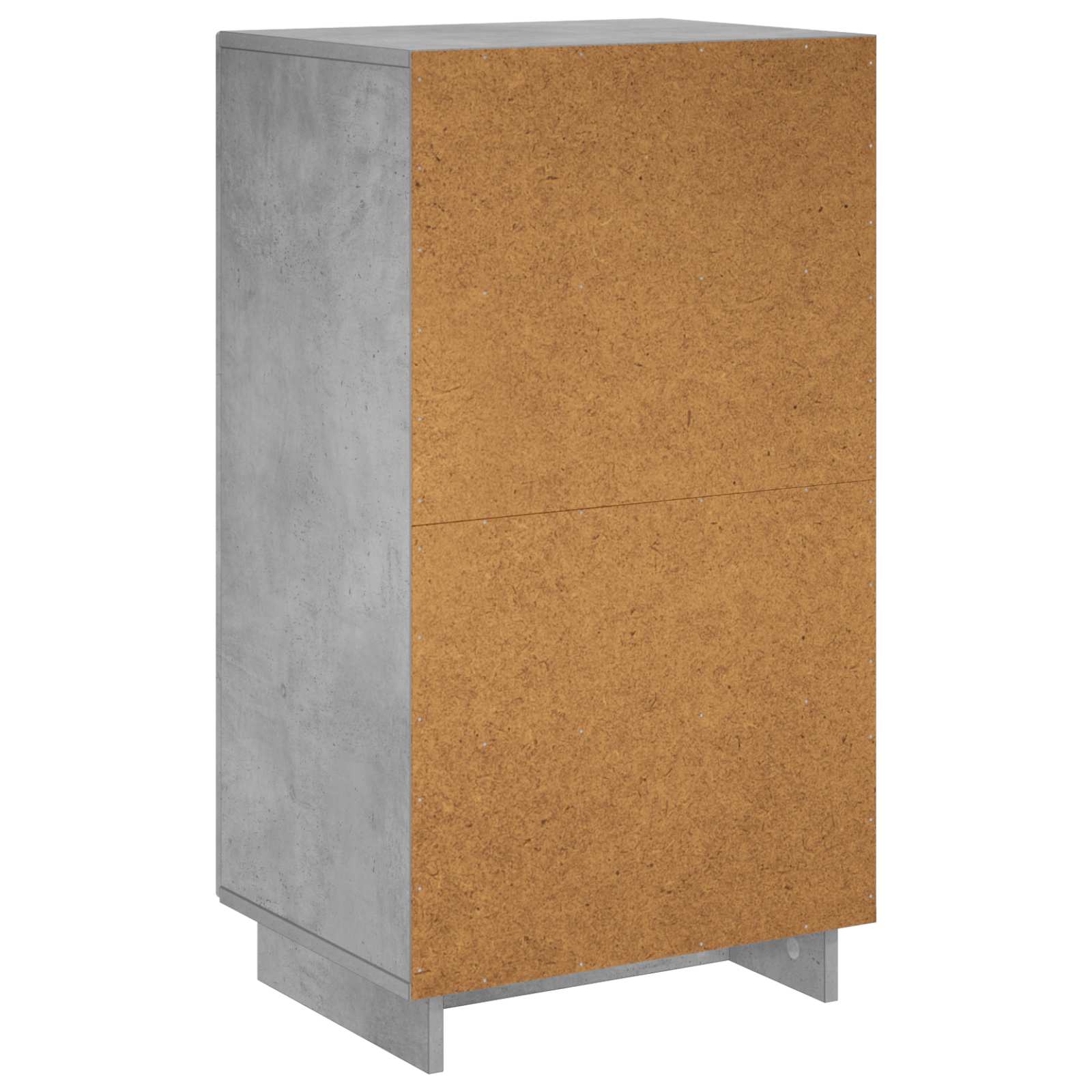 Batu skrynia 48 x 38 x 87,5 cm Apdirbta mediena Betono pilka