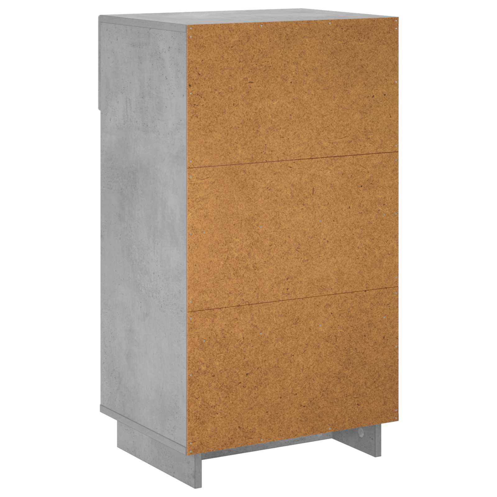 Batu skrynia 48 x 38 x 87,5 cm Apdirbta mediena Betono pilka