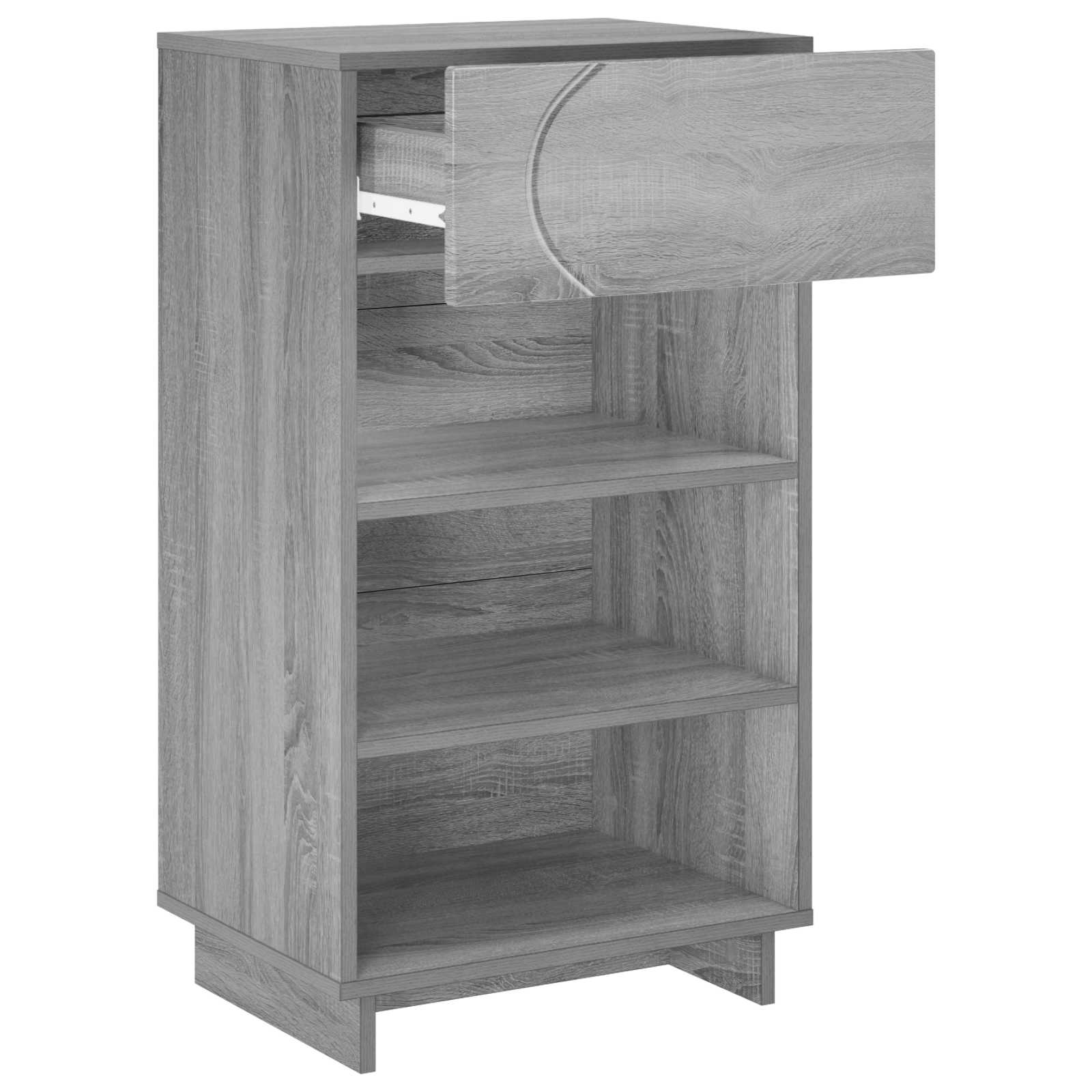 Batu skrynia 48 x 38 x 87,5 cm Apdirbta mediena Pilka Sonoma