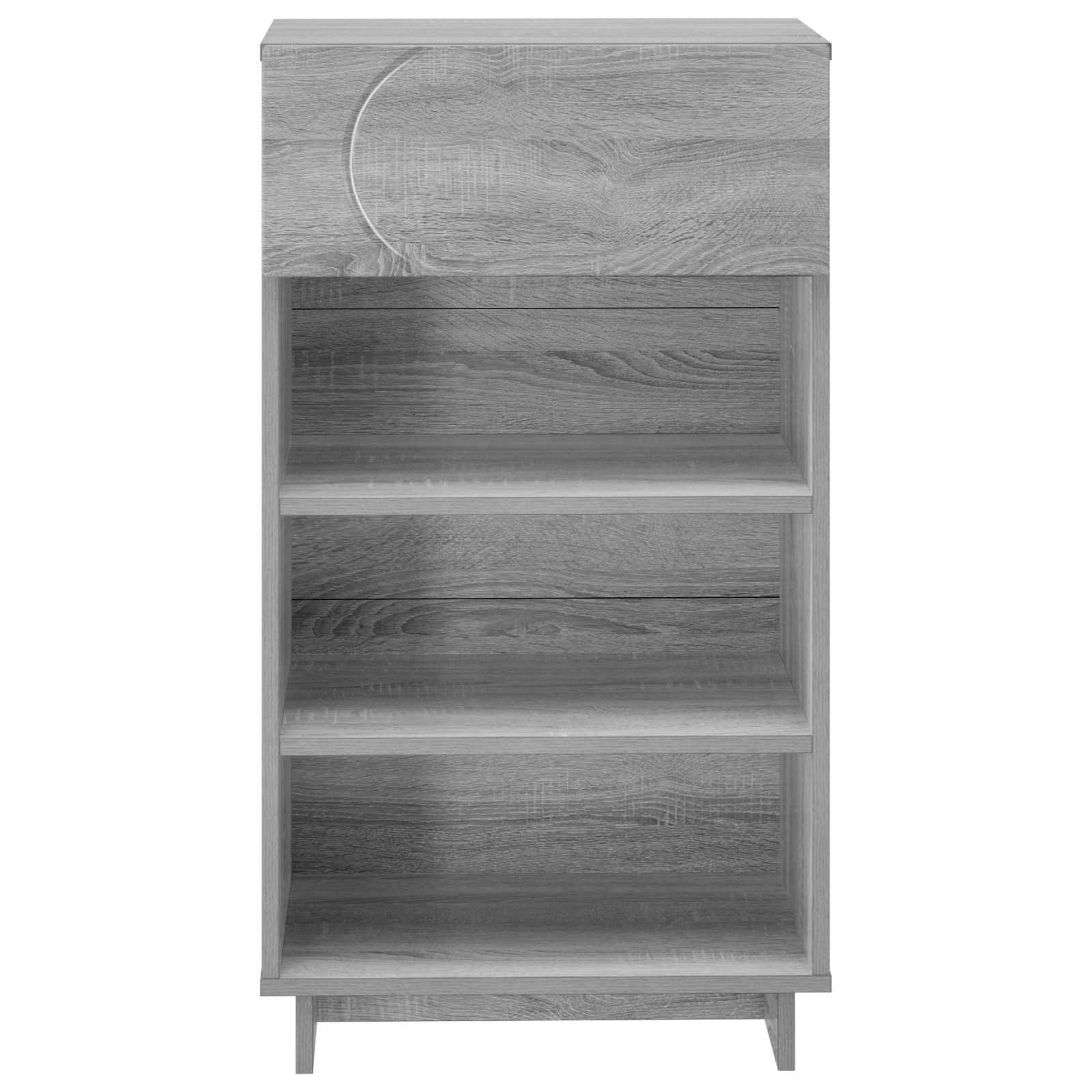Batu skrynia 48 x 38 x 87,5 cm Apdirbta mediena Pilka Sonoma