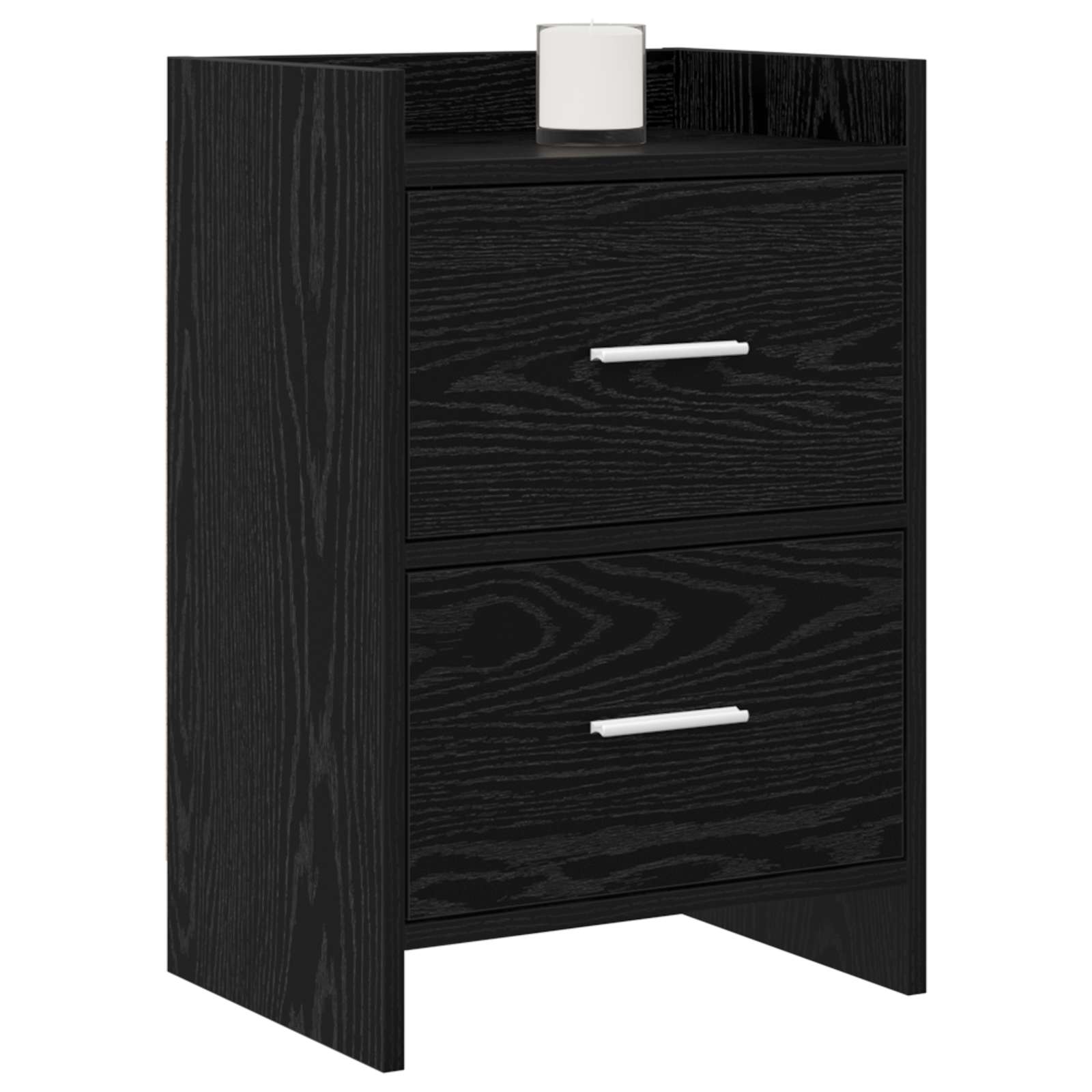 Naktiniai staliukai 2 pcs Juodojo ąžuolo 40 x 30 x 60 cm