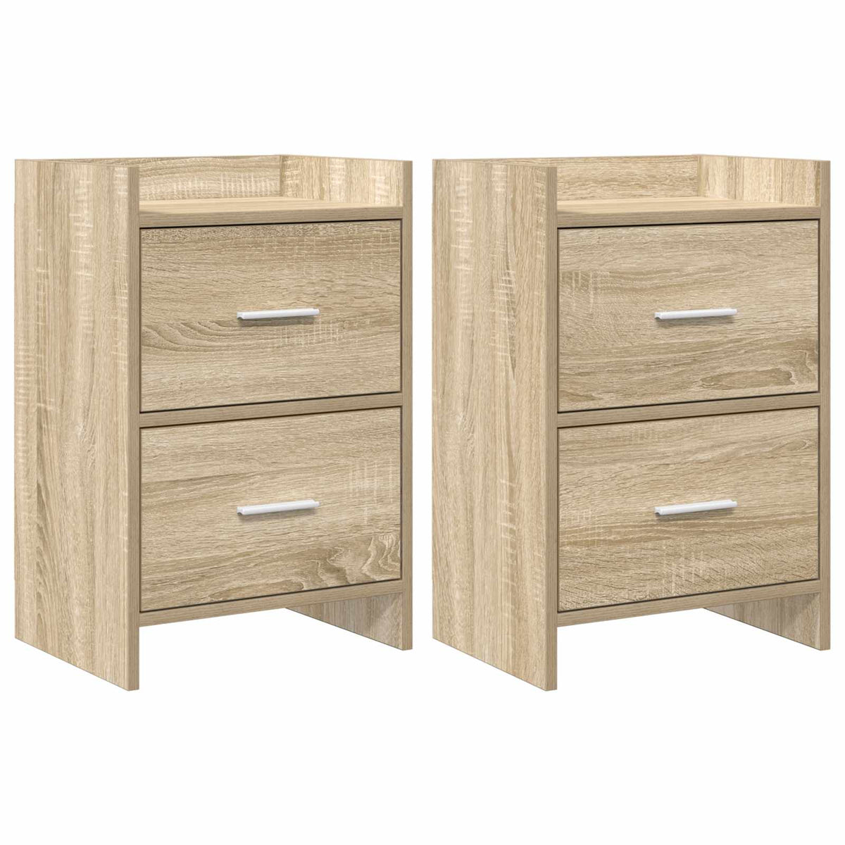 Naktiniai staliukai 2 pcs Sonoma ąžuolas 40 x 30 x 60 cm