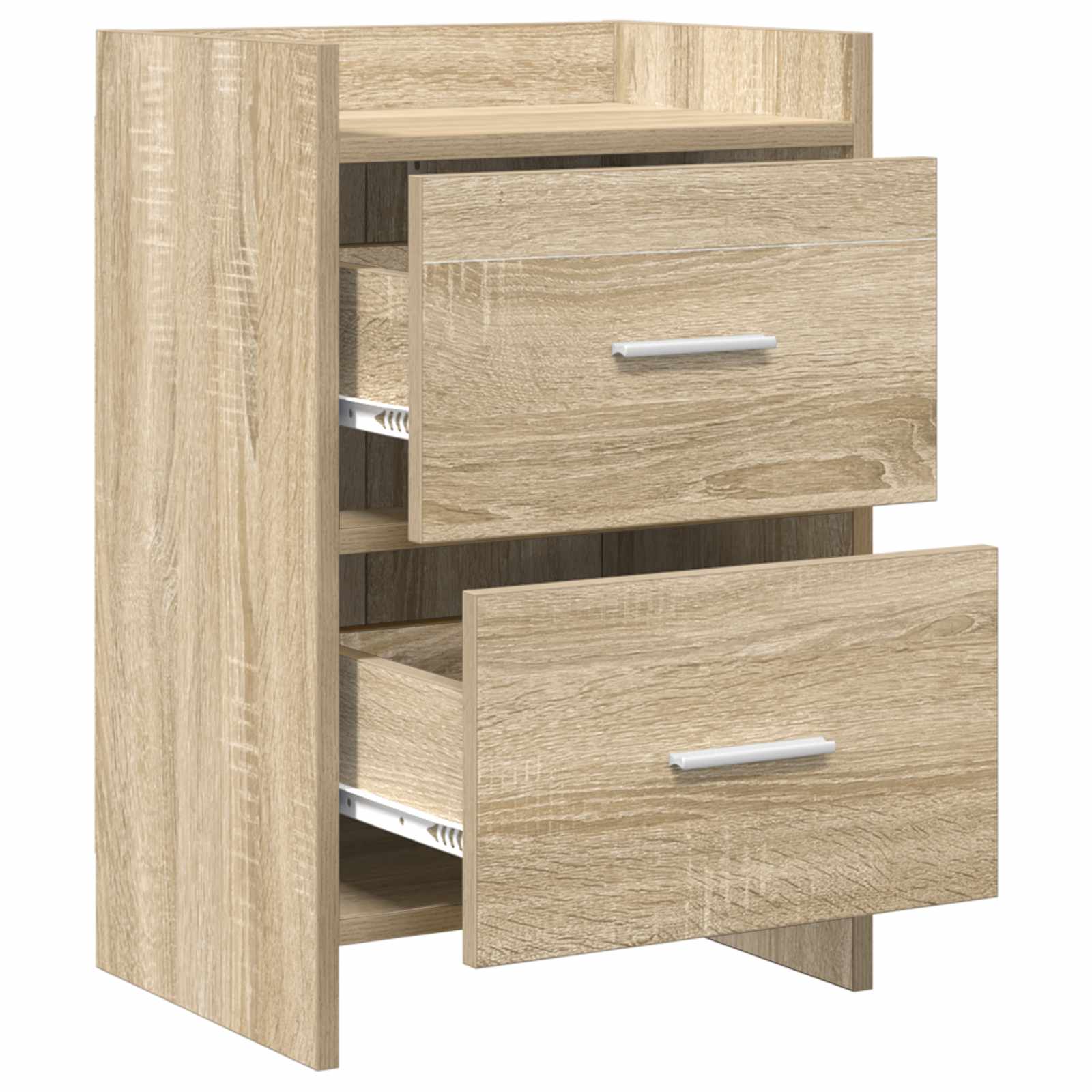 Naktiniai staliukai 2 pcs Sonoma ąžuolas 40 x 30 x 60 cm