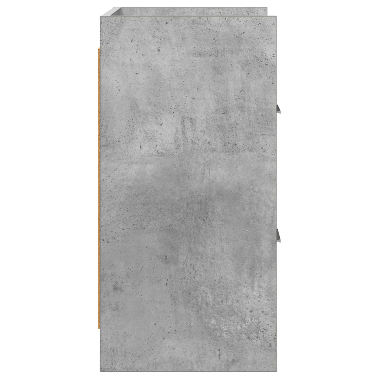 Naktiniai staliukai 2 pcs Betono pilka 40 x 30 x 60 cm