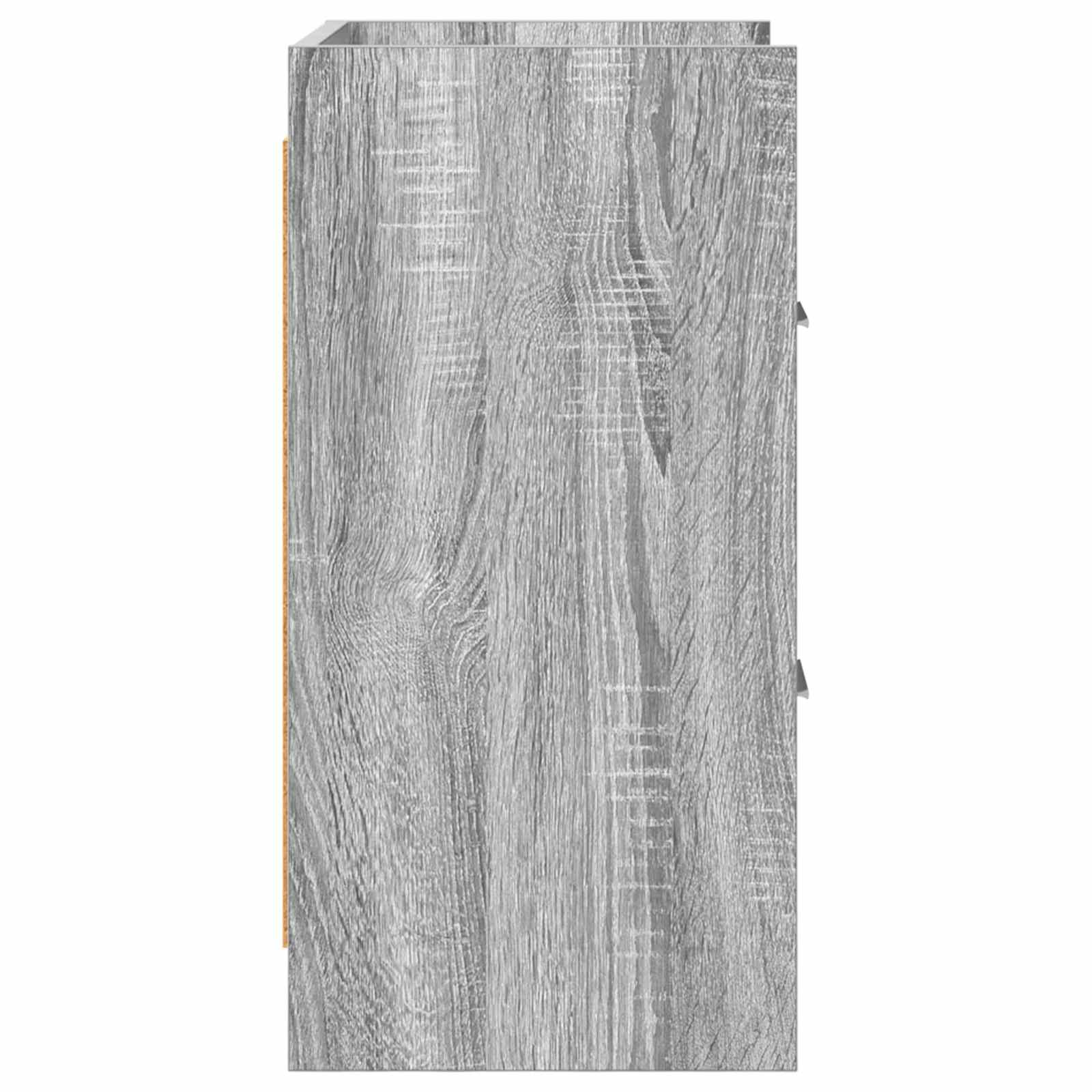 Naktiniai staliukai 2 pcs Pilka Sonoma 40 x 30 x 60 cm