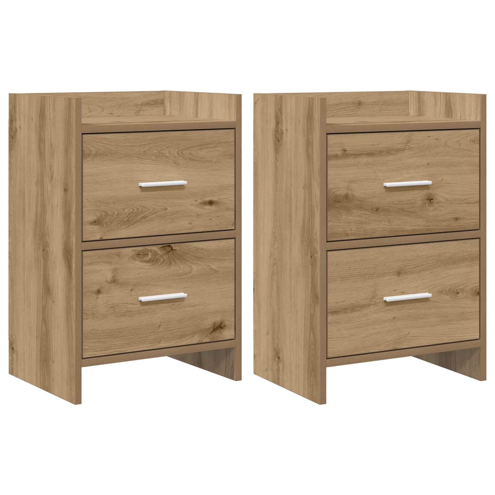 Naktiniai staliukai 2 pcs Artisano ąžuolo 40 x 30 x 60 cm