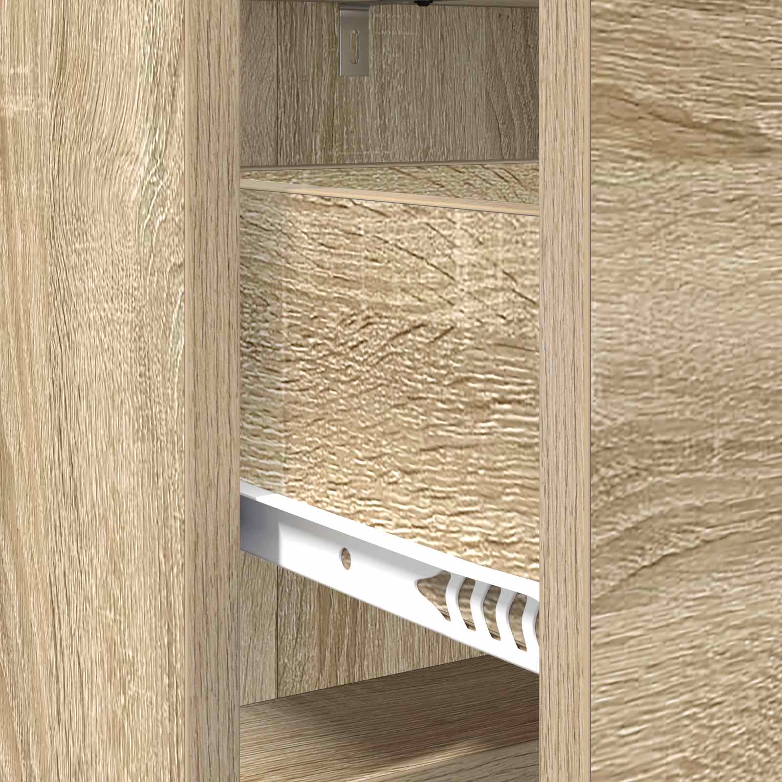 Naktiniai staliukai 2 pcs Sonoma ąžuolas 40 x 30 x 60 cm
