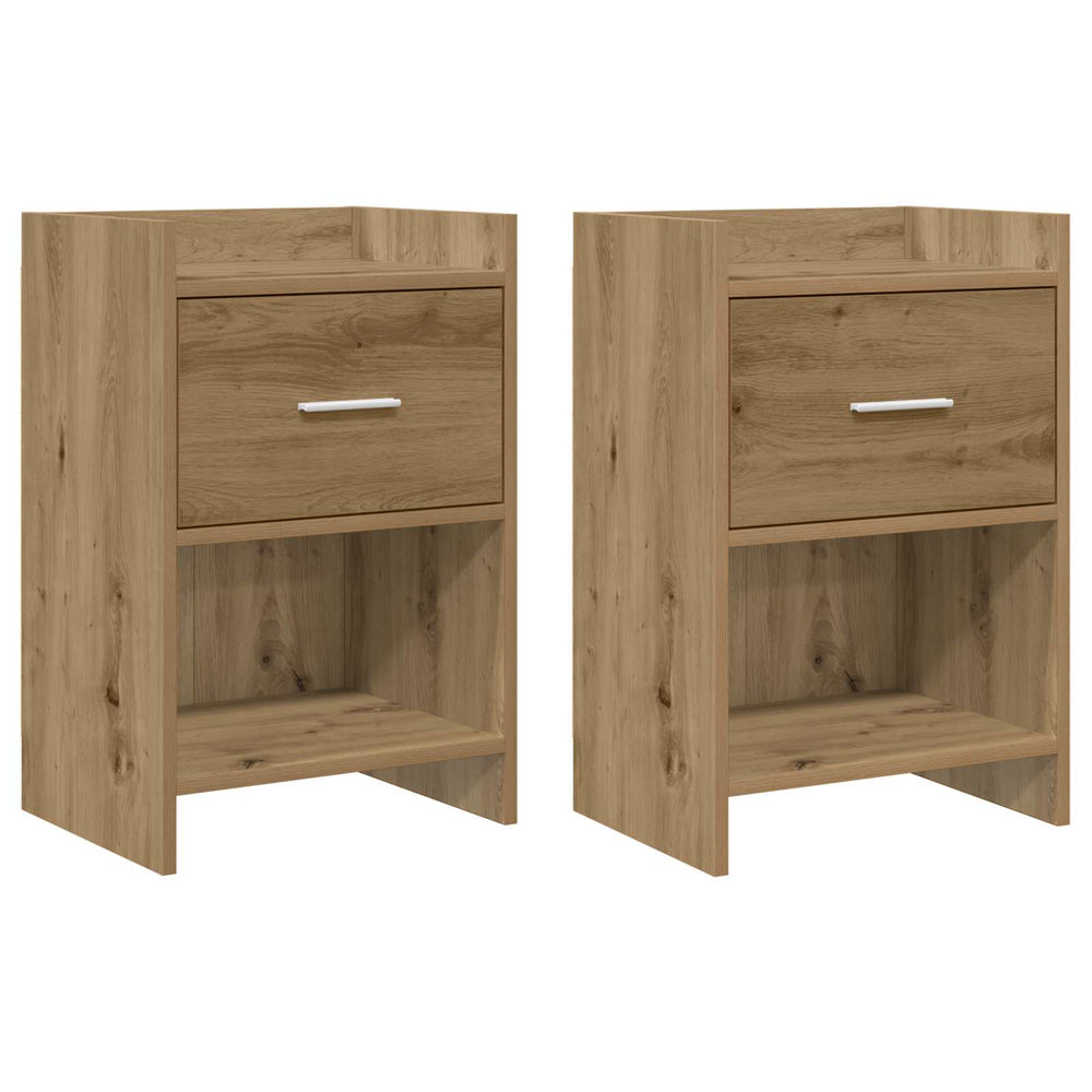 Naktiniai staliukai 2 pcs Artisano ąžuolo 40 x 30 x 60 cm